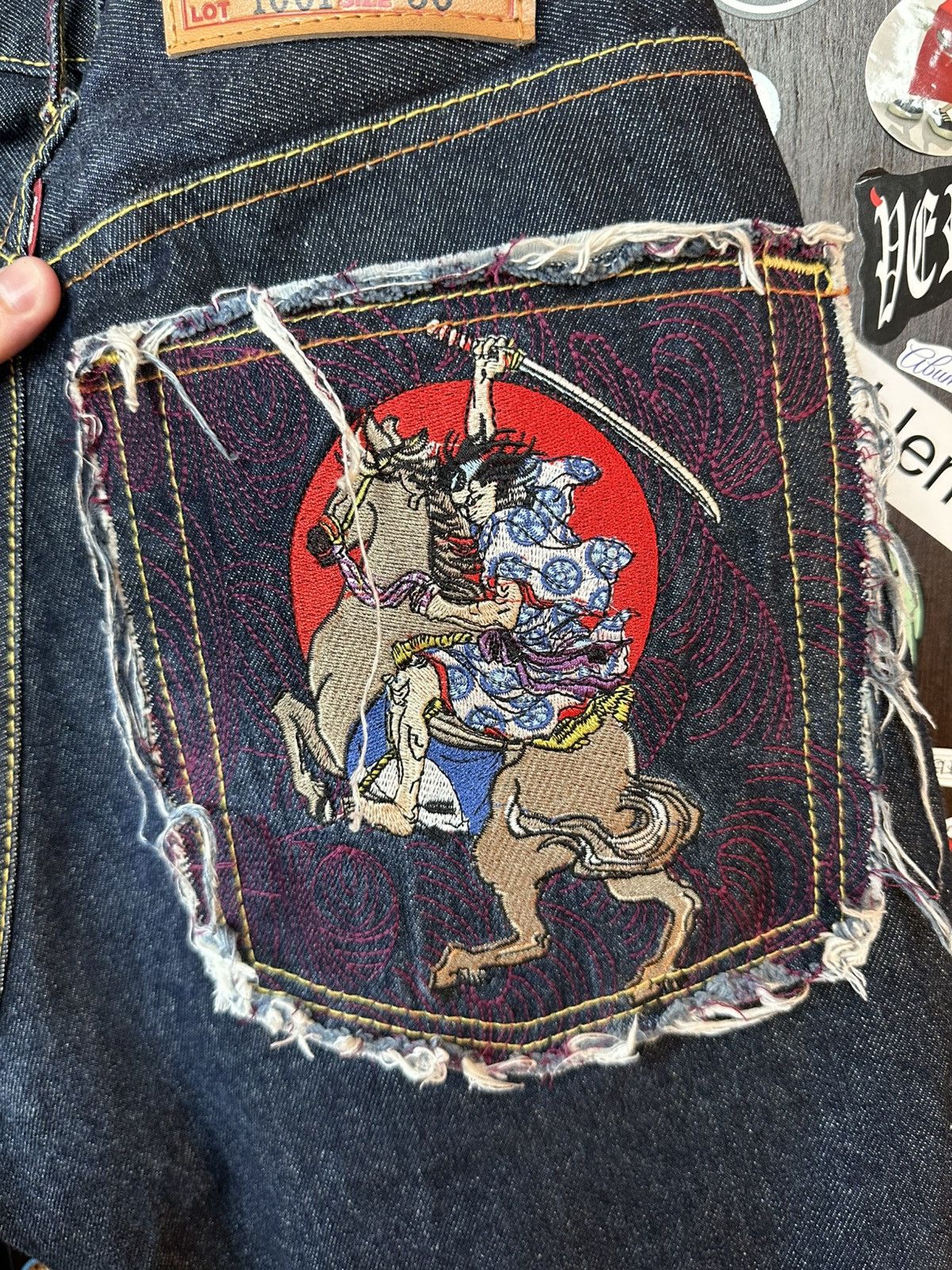 RMC Jeans × Red Monkey RMC 2008 “Erotic Ukiyo-e Collection” 1001 Archive Denim Size US 30 / EU 46 - 18 Thumbnail
