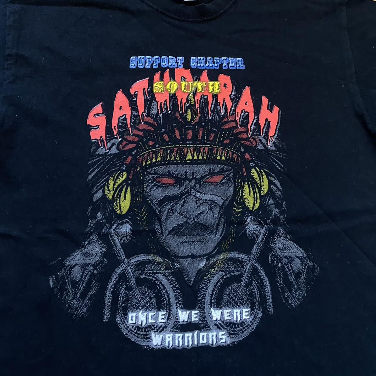 Fruit Of The Loom 90s 2000s Vintage y2k Satudarah Indian Size US S / EU 44-46 / 1 - 2 Thumbnail