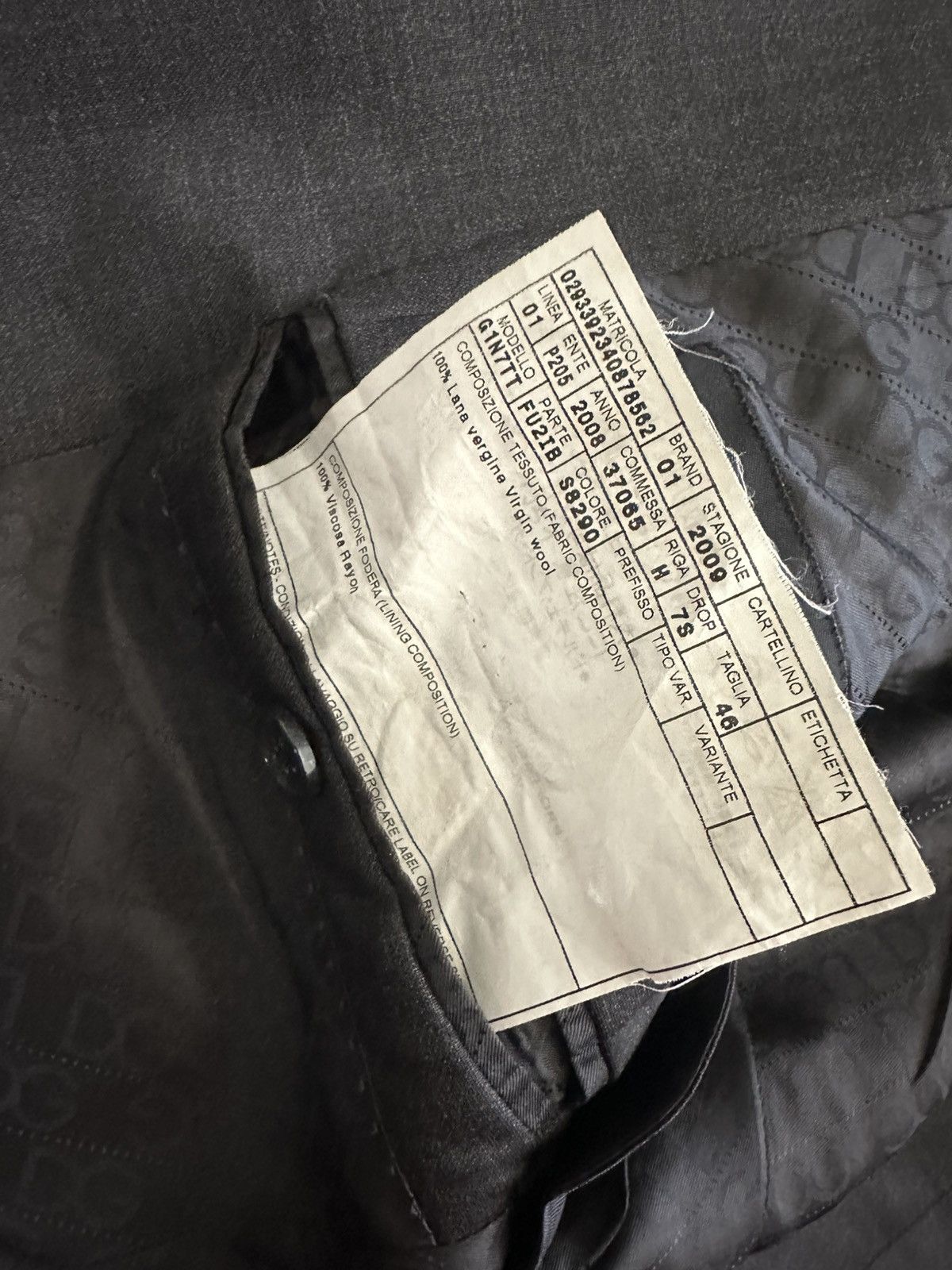 Dolce & Gabbana Dolce & Gabbana Mainline Suit Size 46R - 12 Thumbnail