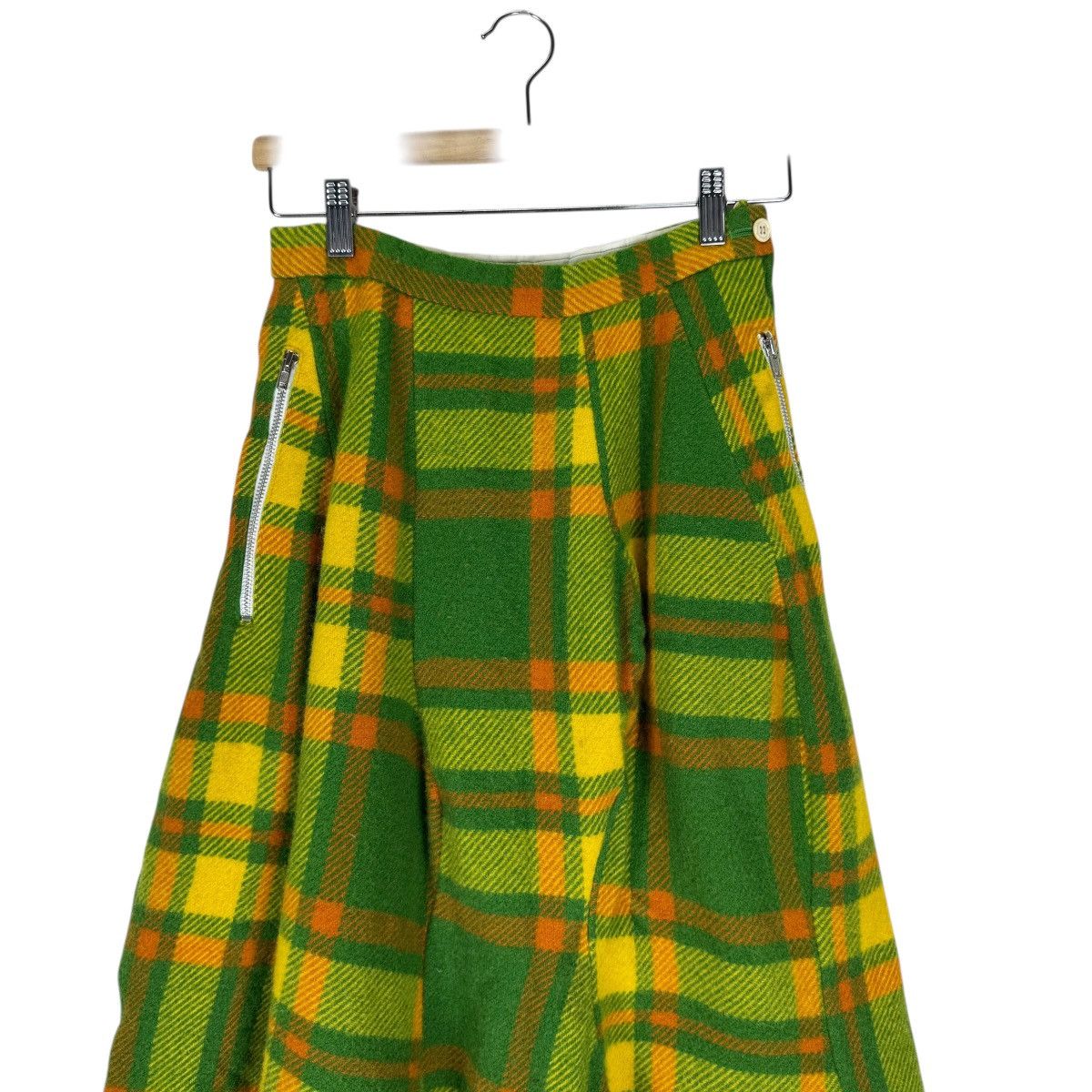 Comme des Garcons 🌟CDG TRICOT AD2000 TARTAN DECONSTRUCTED SKIRTS Size 26" / US 2 / IT 38 - 3 Thumbnail