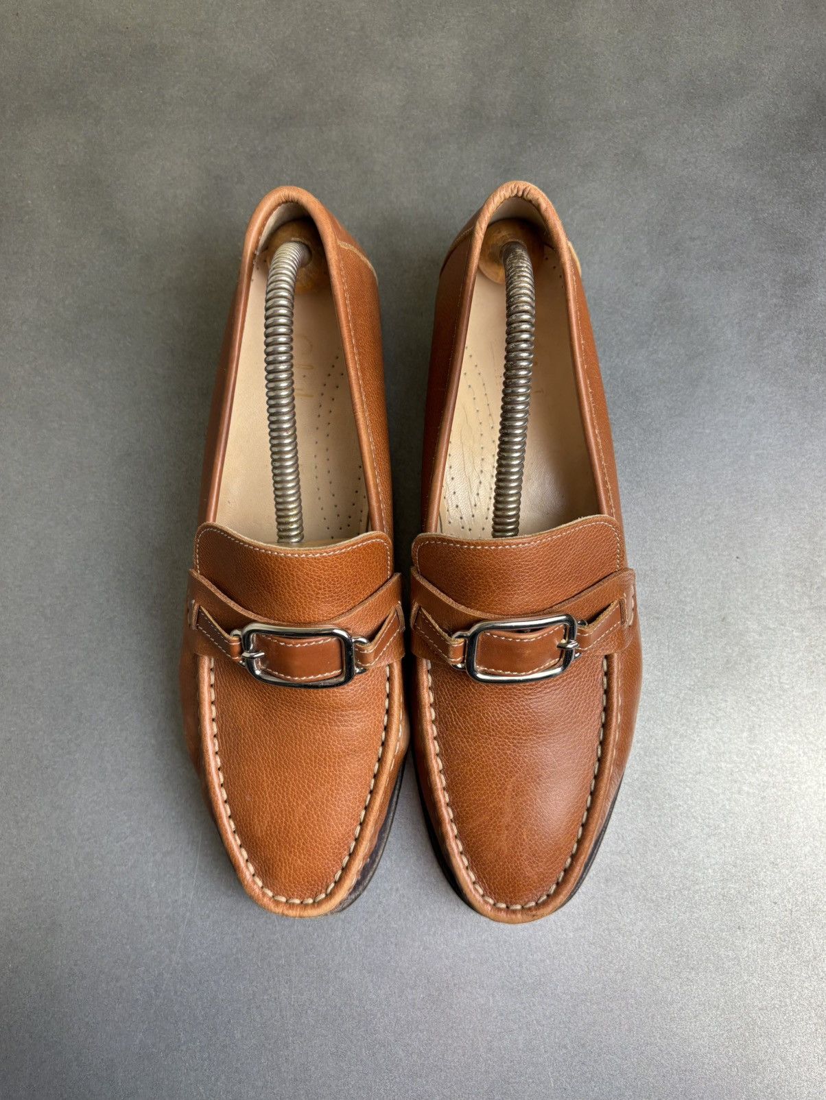 Cole Haan × Leather × Vintage Vintage Horsebit Loafers Brown Leather Penny Loafer Slip On Size US 8 / IT 38 - 3 Thumbnail