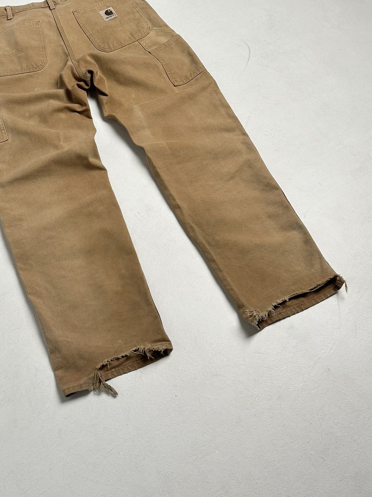 Carhartt × Vintage Vintage carhartt pants brown double knee work wear carpenter Size US 36 / EU 52 - 3 Thumbnail