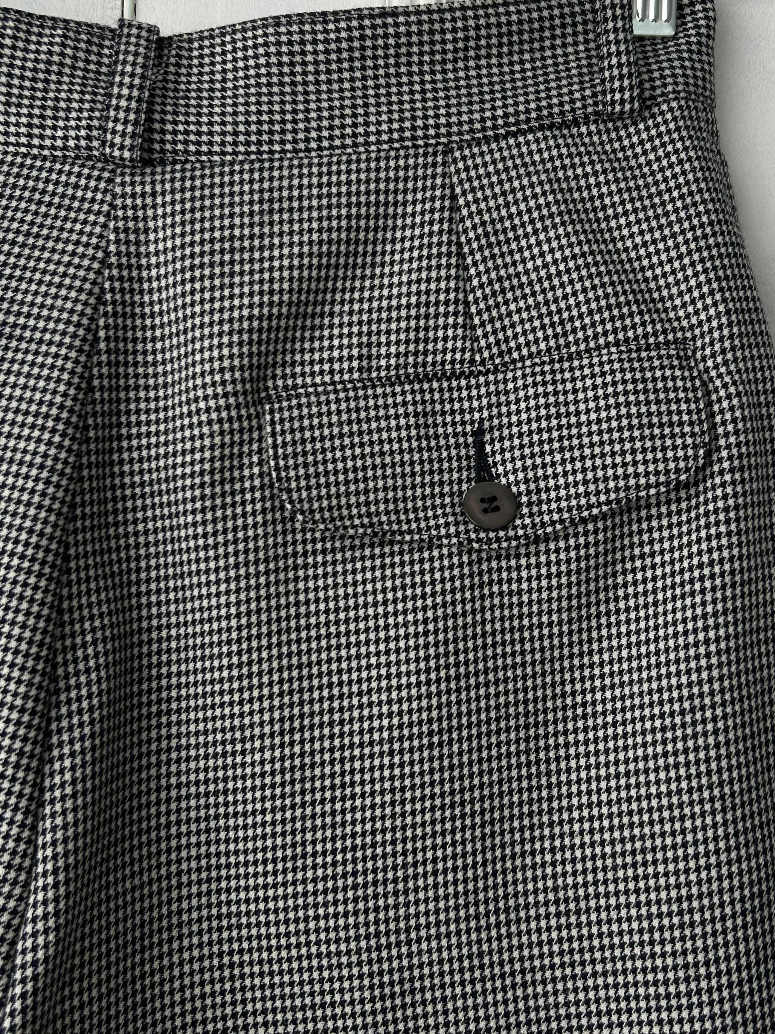 Burberry Burberrys of London Houndstooth Wool Trousers Size 30" / US 8 / IT 44 - 3 Thumbnail