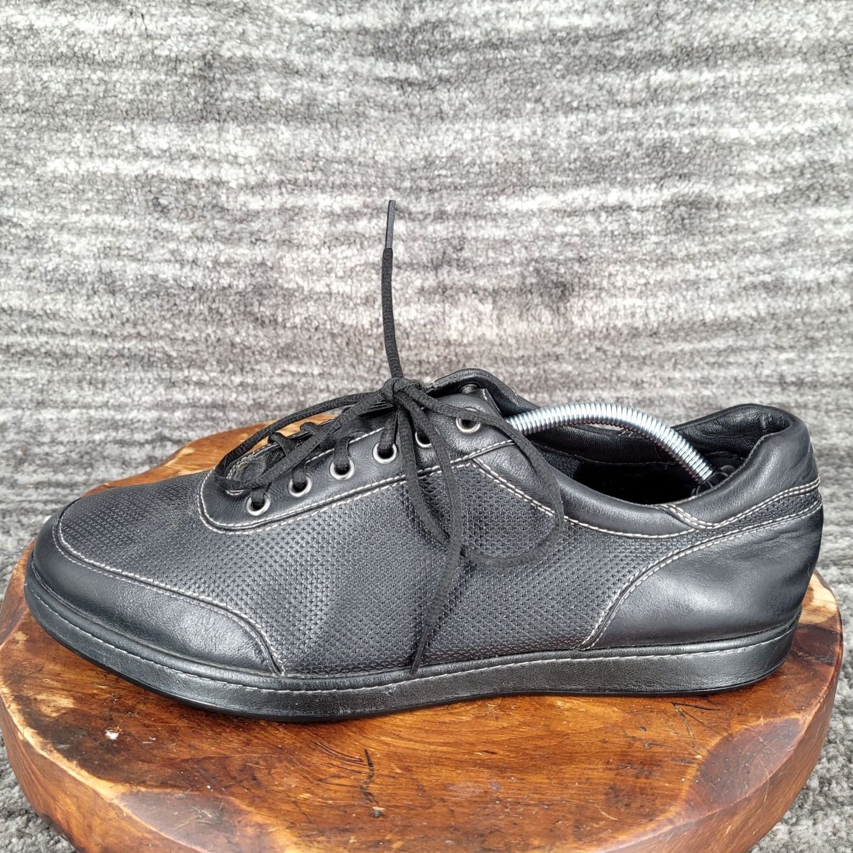 Cole Haan Cole Haan Nike Air Trainer Sneaker EE Leather Black 11.5 Mens Shoes Size US 12 / EU 45 - 4 Thumbnail