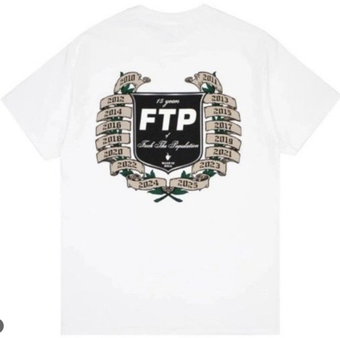 Fuck The Population Ftp - 15th anniversary tee Size US L / EU 52-54 / 3 - 5 Thumbnail