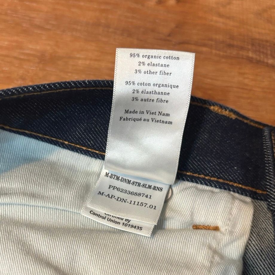 Everlane NWOT Everlane Slim 4-Way Stretch Organic Jean Uniform 34x32 Size US 34 / EU 50 - 6 Thumbnail