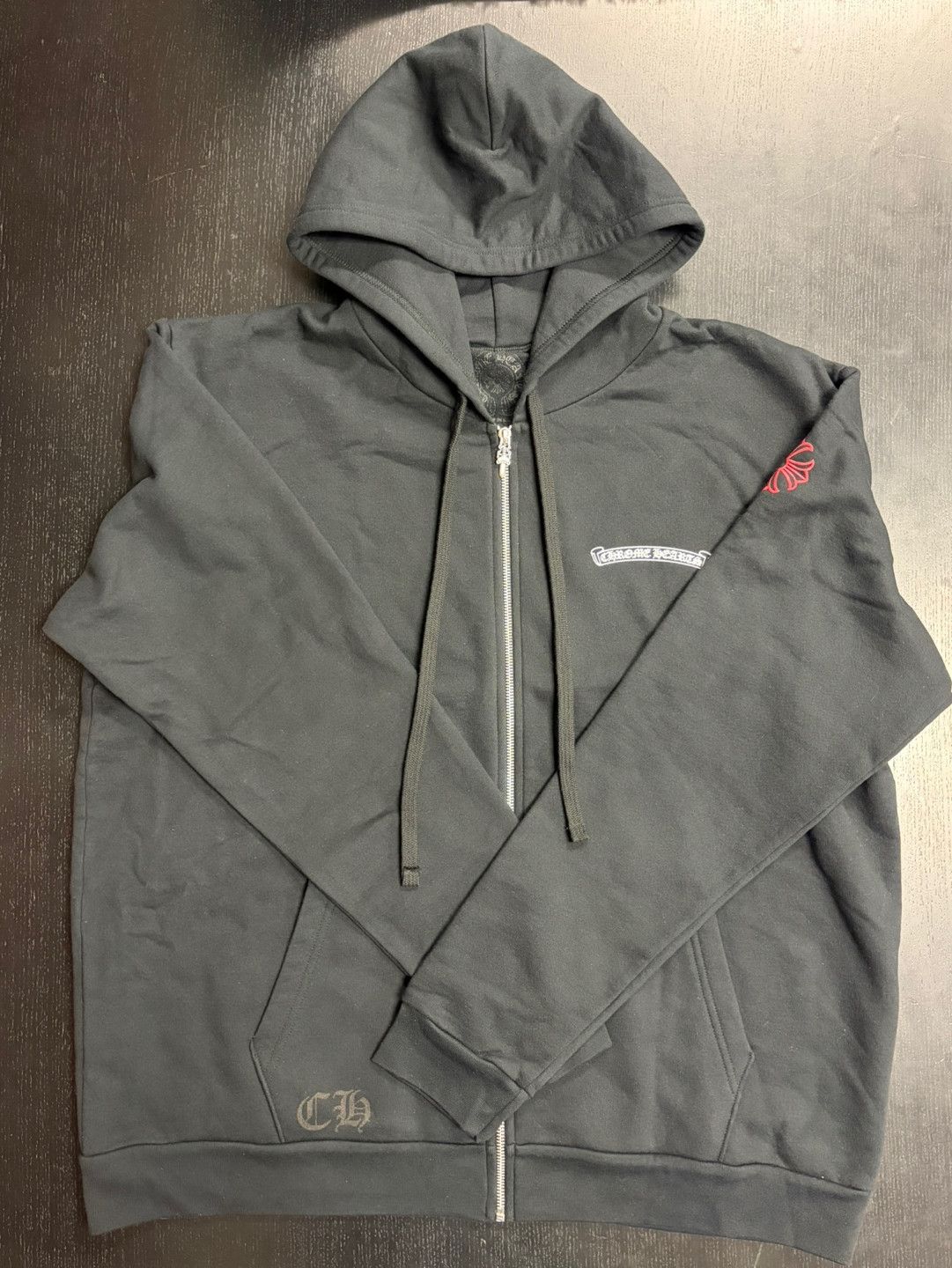 NYC Exclusive Scroll Logo Zip Up Hoodie
