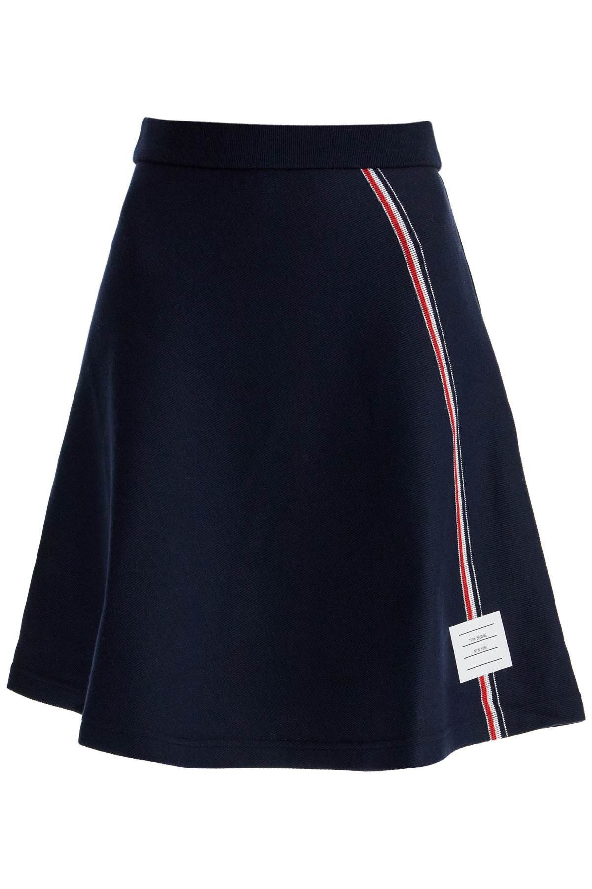 Thom Browne THOM BROWNE 'Knitted Skirt With Tricolor Detail Size 26" / US 2 / IT 38 - 1 Thumbnail