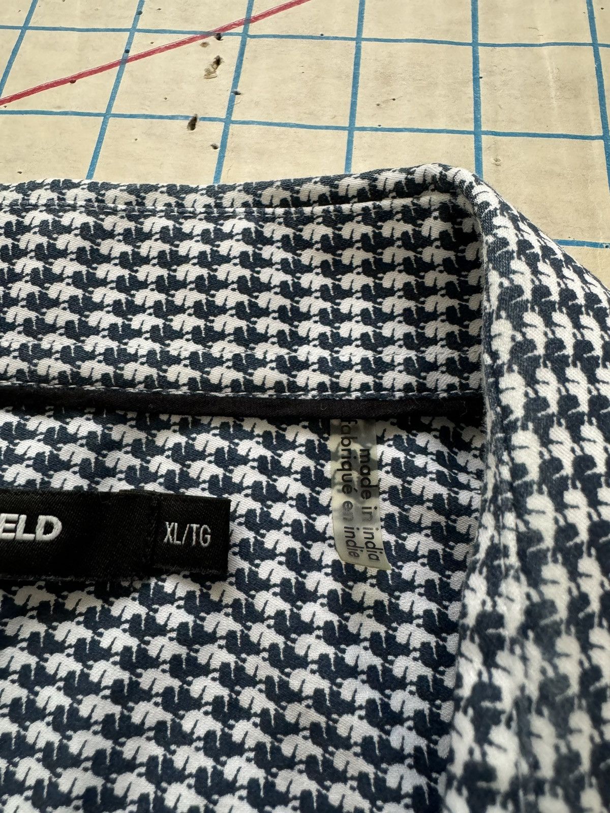 Karl Lagerfeld Karl Lagerfeld Pearl Snap Button Up Shirt Size XL Size US XL / EU 56 / 4 - 6 Thumbnail