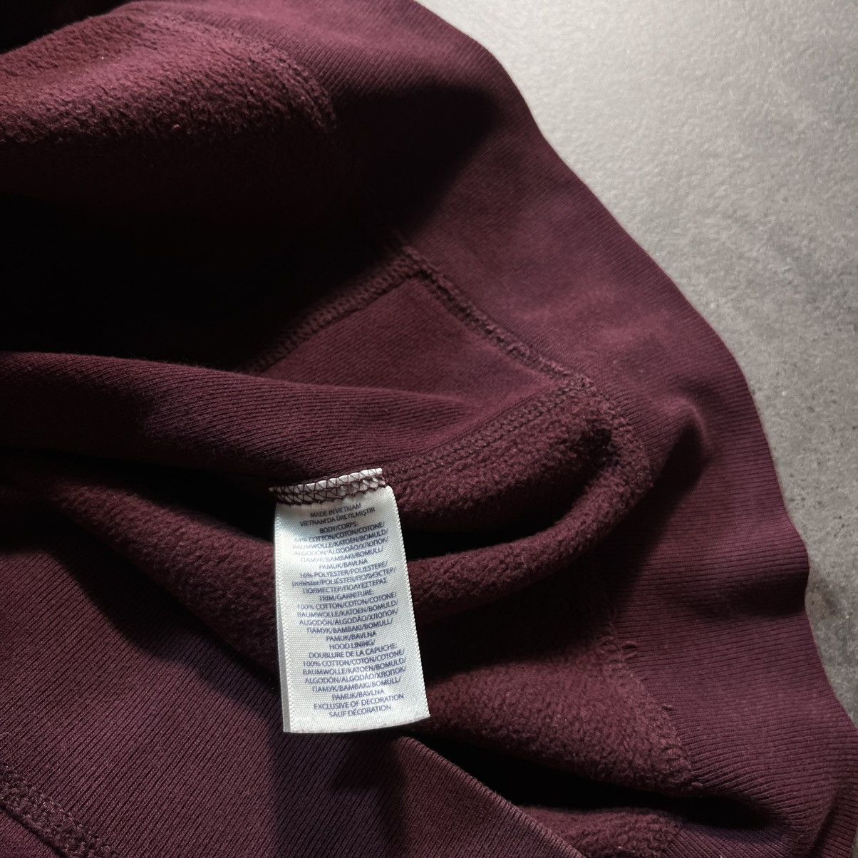 Polo Ralph Lauren Burgundy Polo Ralph Lauren Vintage Small Pony Zip Hoodie Size US M / EU 48-50 / 2 - 15 Thumbnail