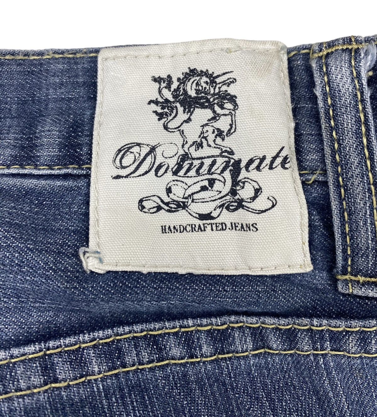 Vintage Japanese Dominate Handcrafted Jeans Denim
