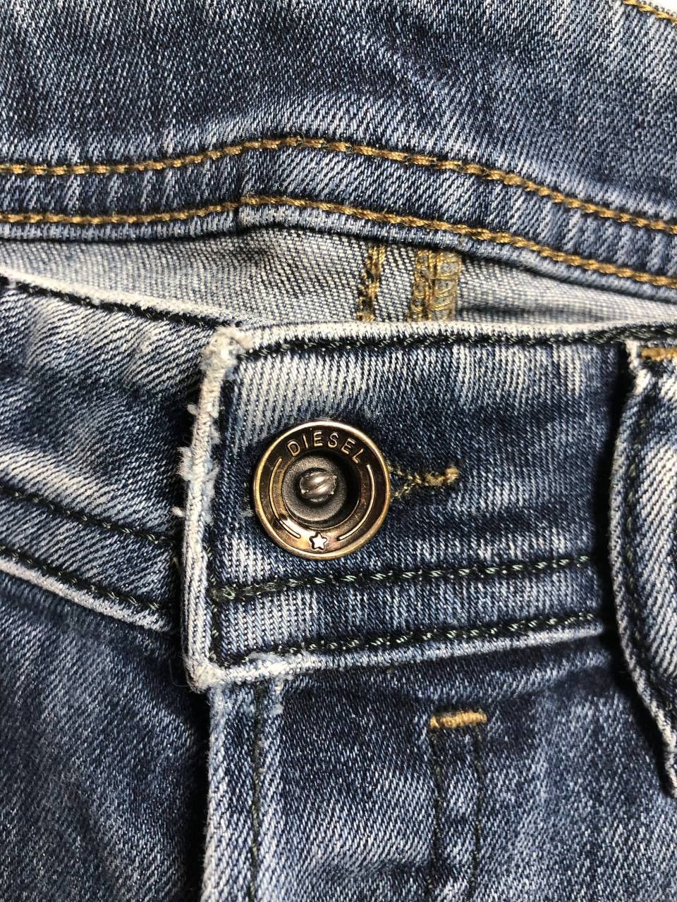 Diesel × Japanese Brand Diesel Industry Wide-Leg Logo Y2K Baggy Denim Jeans Size US 34 / EU 50 - 7 Thumbnail