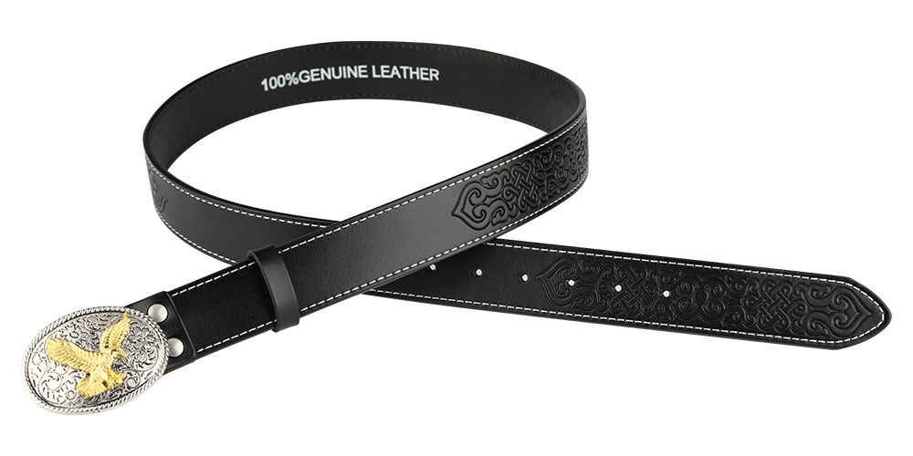 Designer Vintage Vintage Belt Riveted Belts Menswear Accessories Size ONE SIZE - 2 Thumbnail