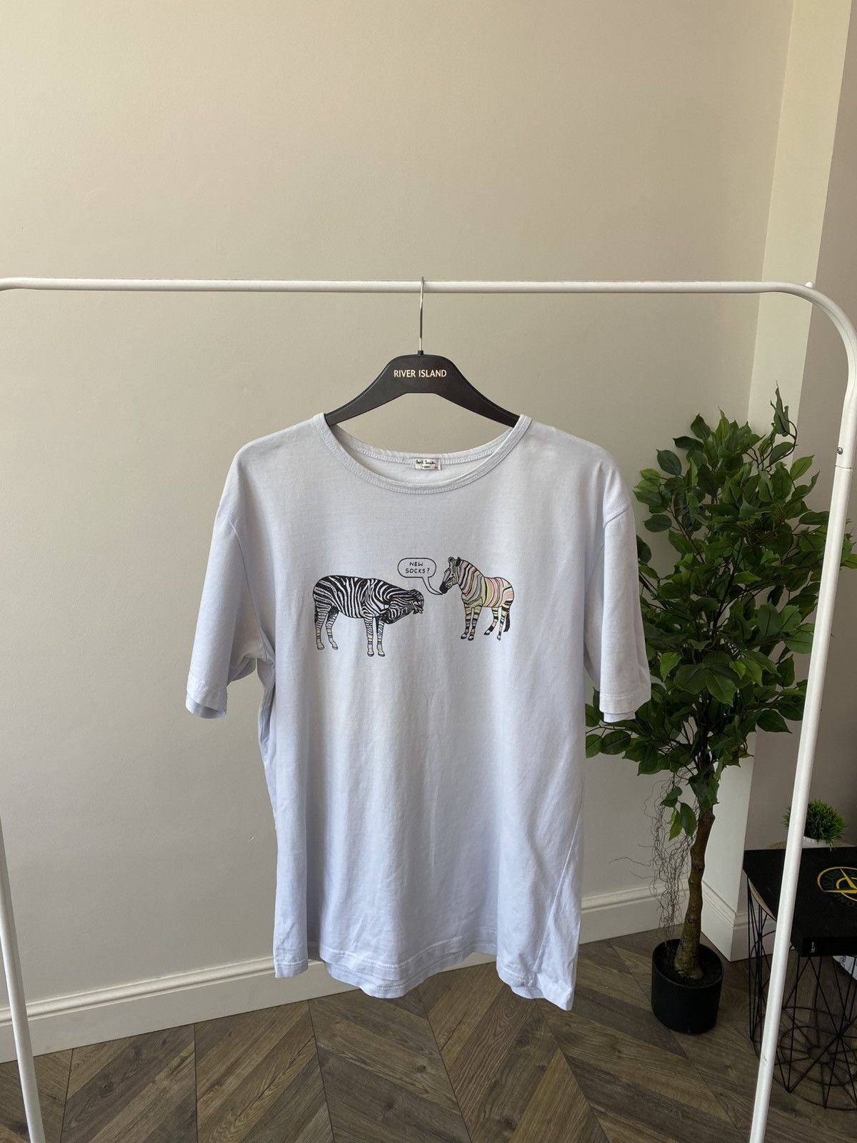 Designer × Paul Smith × Vintage Vintage Paul Smith Zebras Tee Size US M / EU 48-50 / 2 - 1 Thumbnail