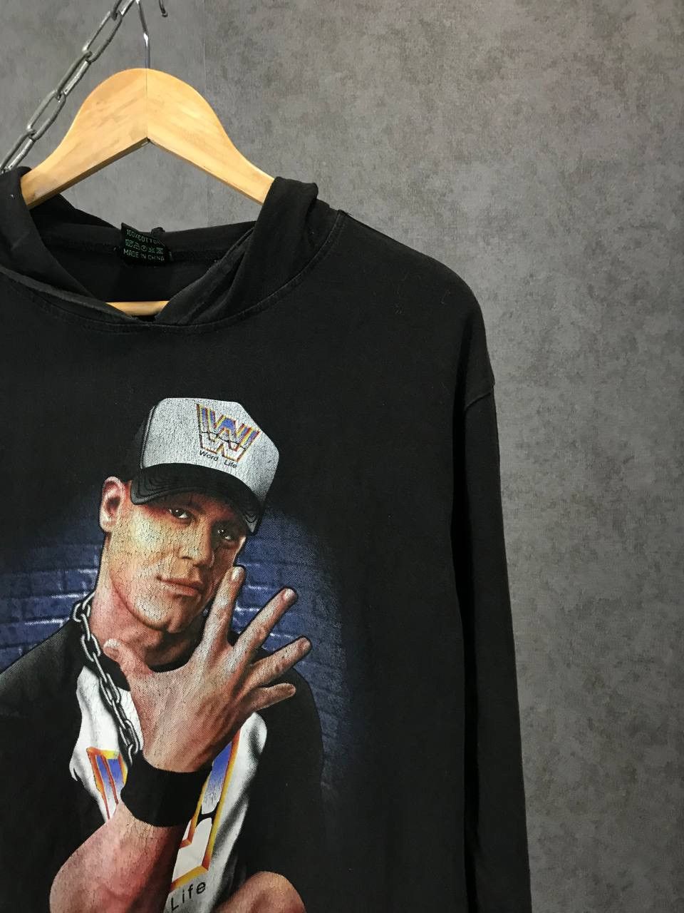 WWE John Cena vintage WWE WWF hoodie Size US L / EU 52-54 / 3 - 3 Thumbnail
