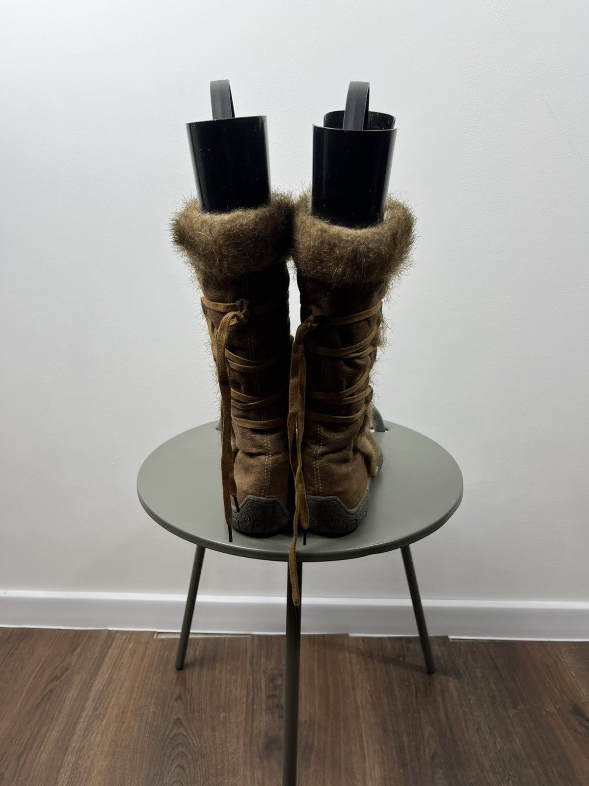 Other Brown Suede Faux Fur Winter Boots Size 39 Size US 8.5 / IT 38.5 - 5 Thumbnail