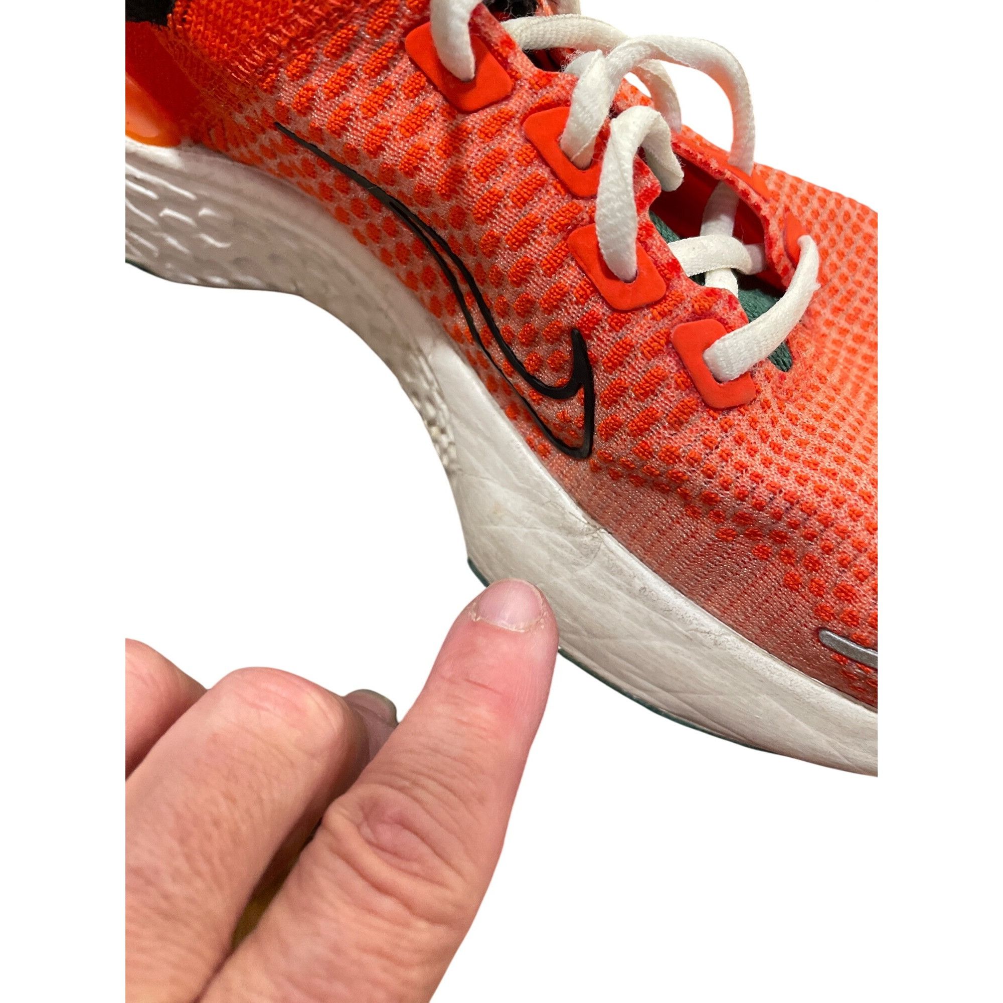 Nike Nike Air Zoom "75" Mens invicible run flyknit orange sneakes Size US 12.5 / EU 45-46 - 16 Thumbnail