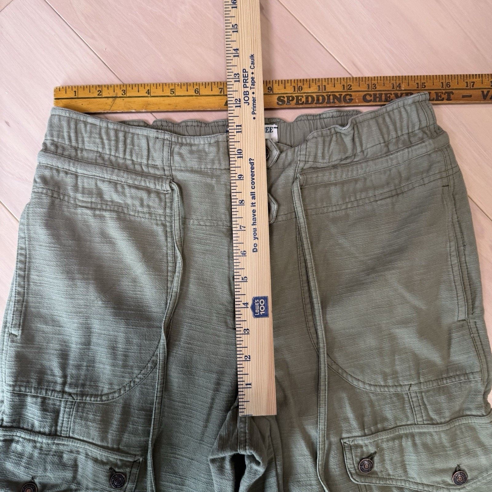 Free People Free People Tahiti Pull On Cargo Pants Medium Green Baggy Size 30" / US 8 / IT 44 - 7 Thumbnail