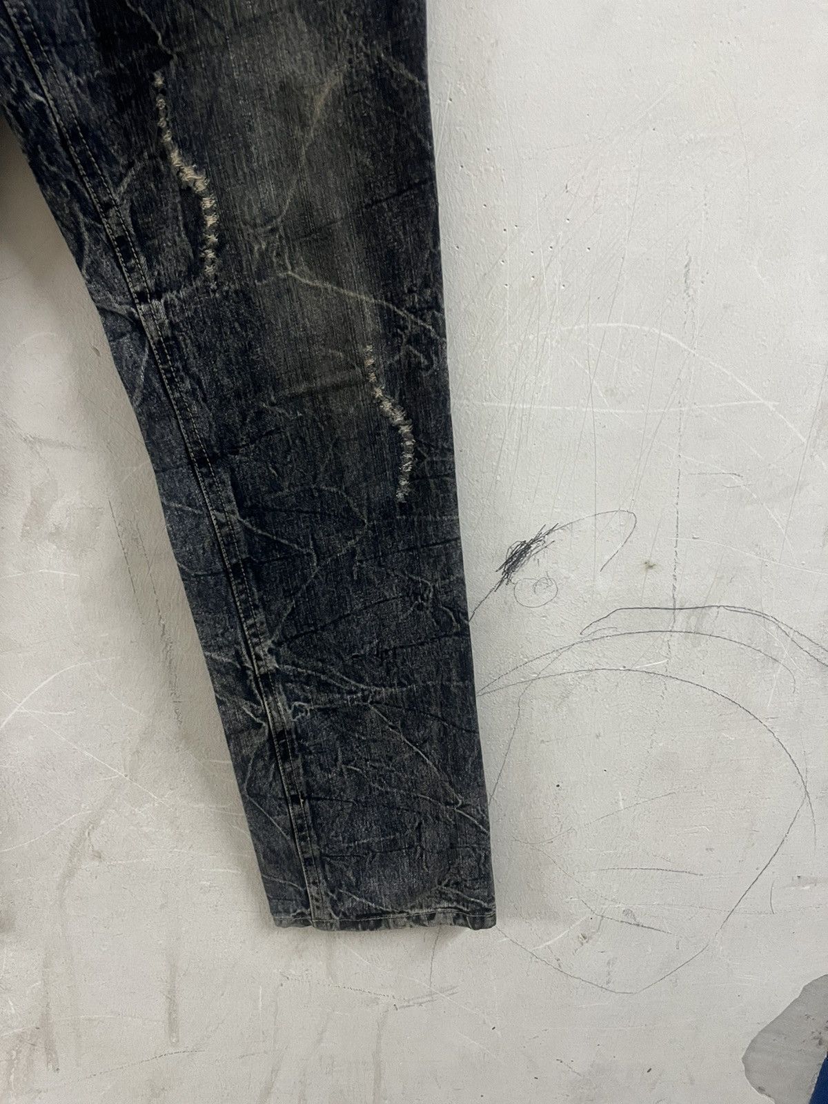 4GSELLER × Japanese Brand BACK FORTH DISTRESSED DENIM PANT Size US 31 - 5 Thumbnail