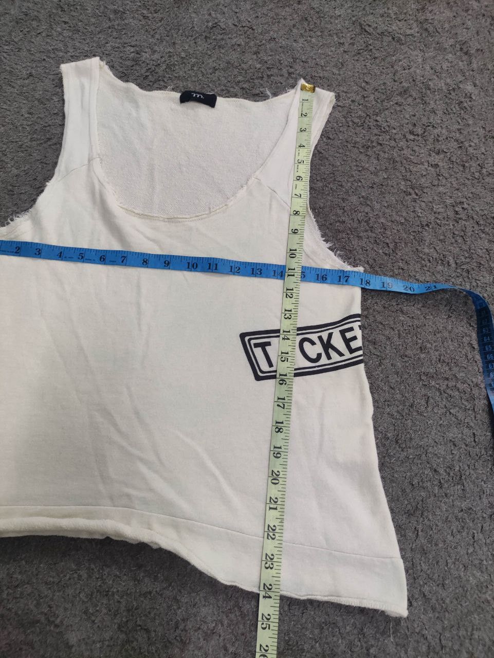 Japanese Brand Vintage Ticket Tank Top Size S / US 4 / IT 40 - 6 Thumbnail