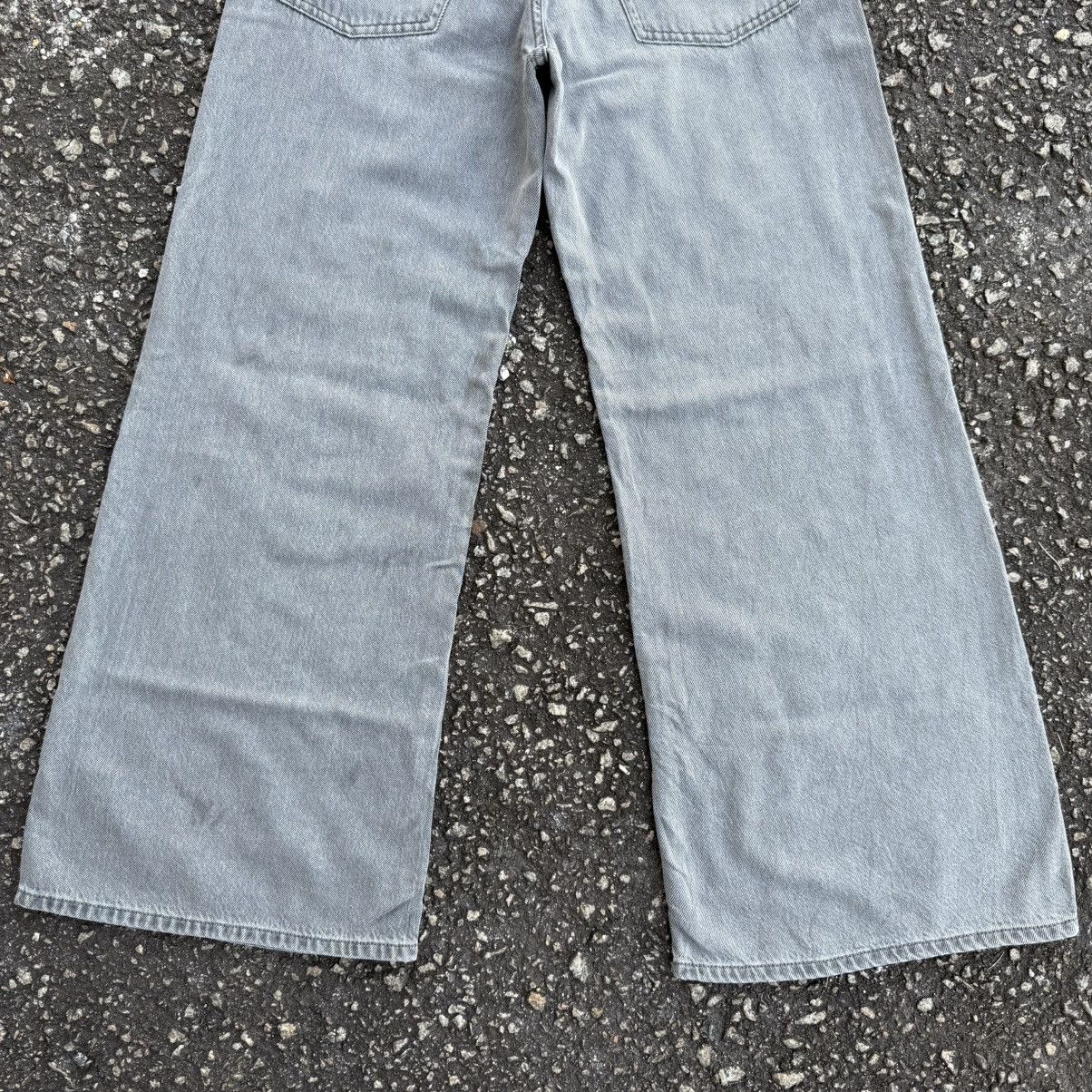 Japanese Brand Vintage Japanese Brand Flare Faded Black Denim Jean Pants Size US 31 - 11 Thumbnail