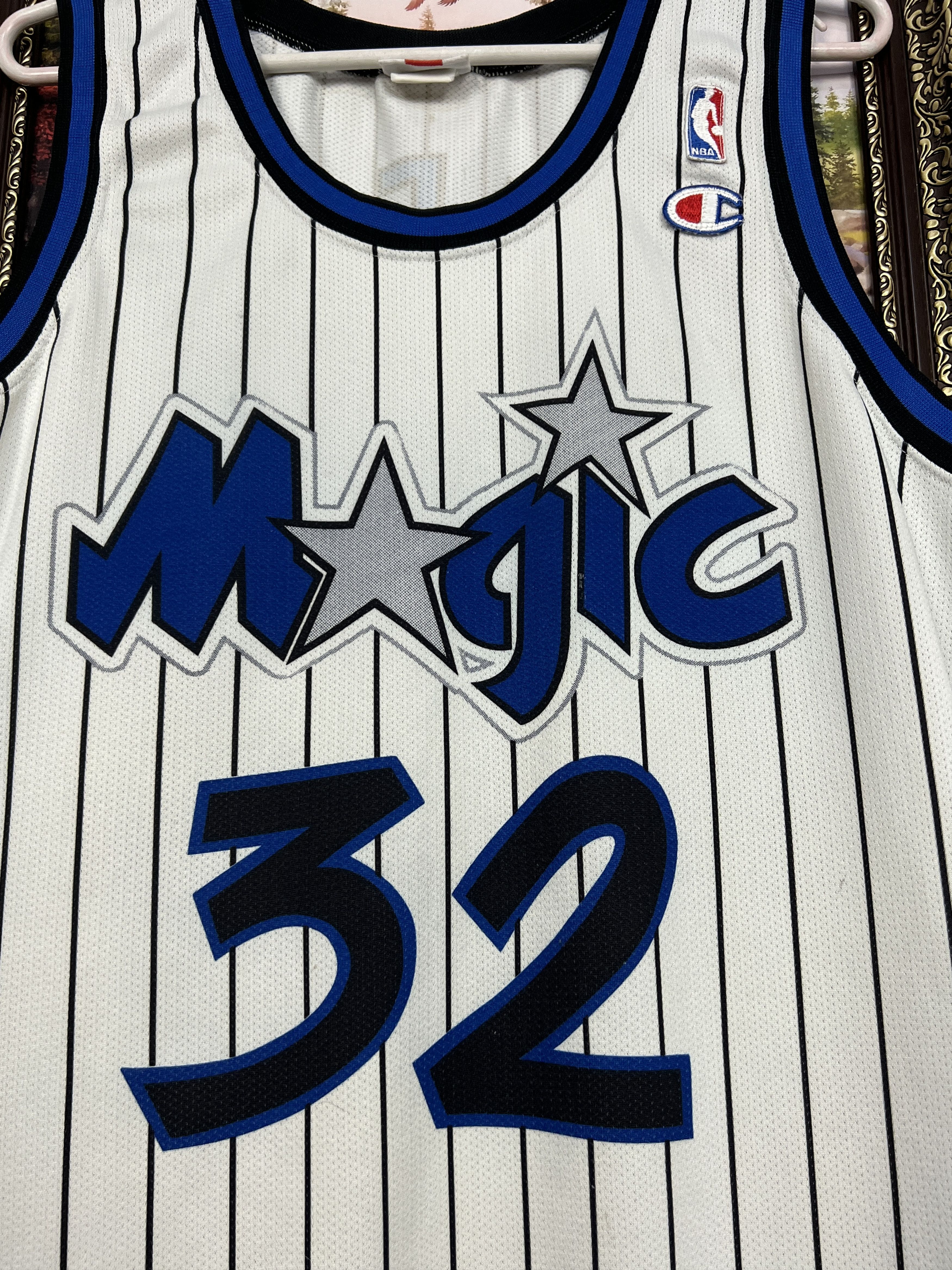 Champion Vintage 90's Champion Orlando Magic O'Neal Jersey NBA Mens Size US L / EU 52-54 / 3 - 3 Thumbnail