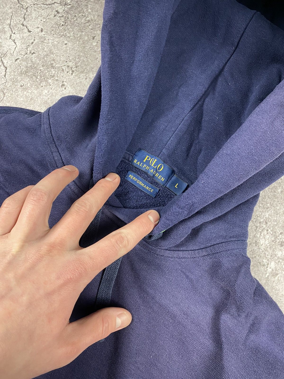 Polo Ralph Lauren × Ralph Lauren × Vintage VINTAGE POLO RALPH LAUREN FADED EMBROIDERED BOXY HOODIE Size US L / EU 52-54 / 3 - 3 Thumbnail