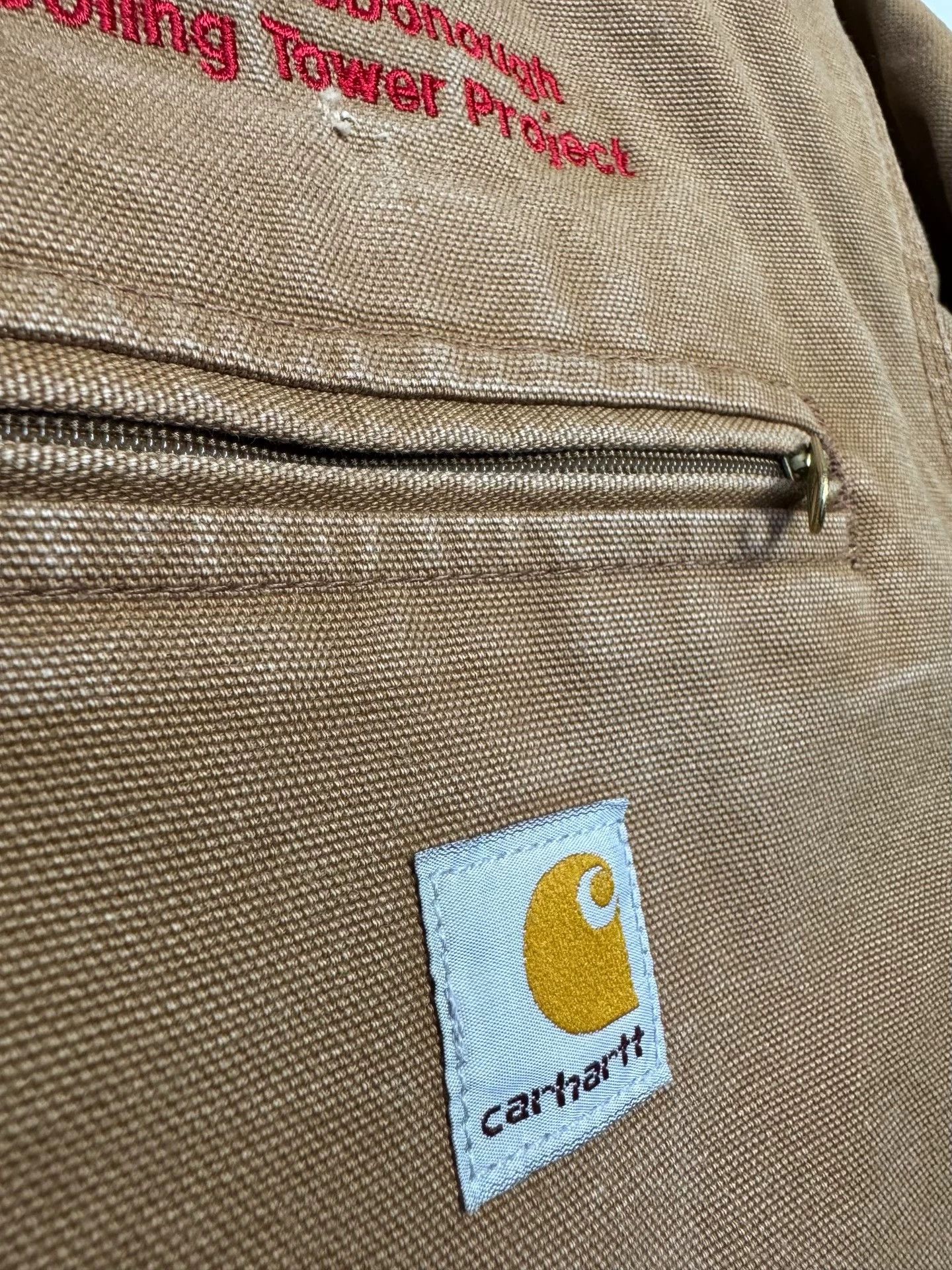 Carhartt Vintage Carhartt J01 Brown XL 06 USA Size US XL / EU 56 / 4 - 7 Thumbnail