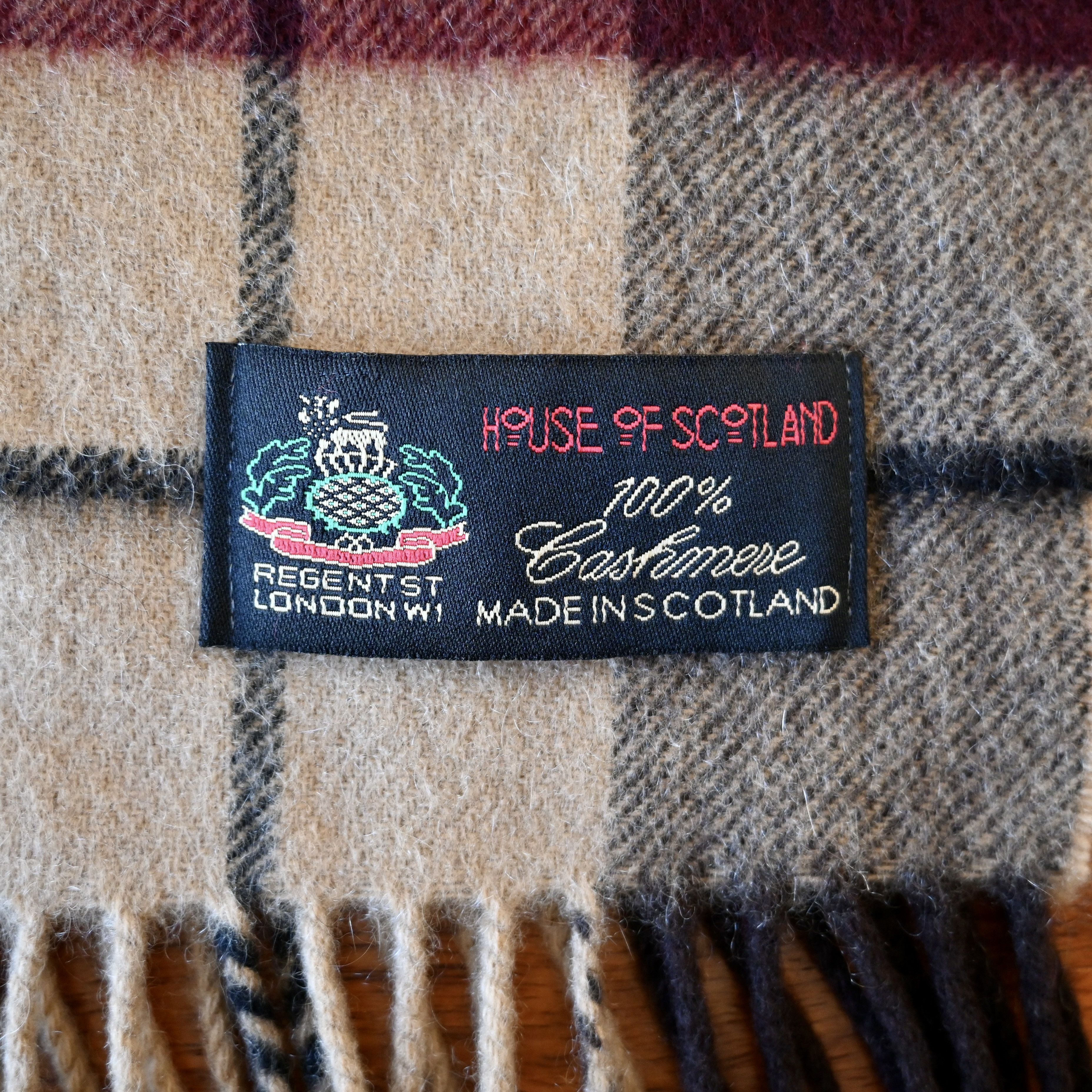 Other HOUSE OF SCOTLAND 100% cashmere scarf, made in Scotland Size ONE SIZE - 9 Thumbnail