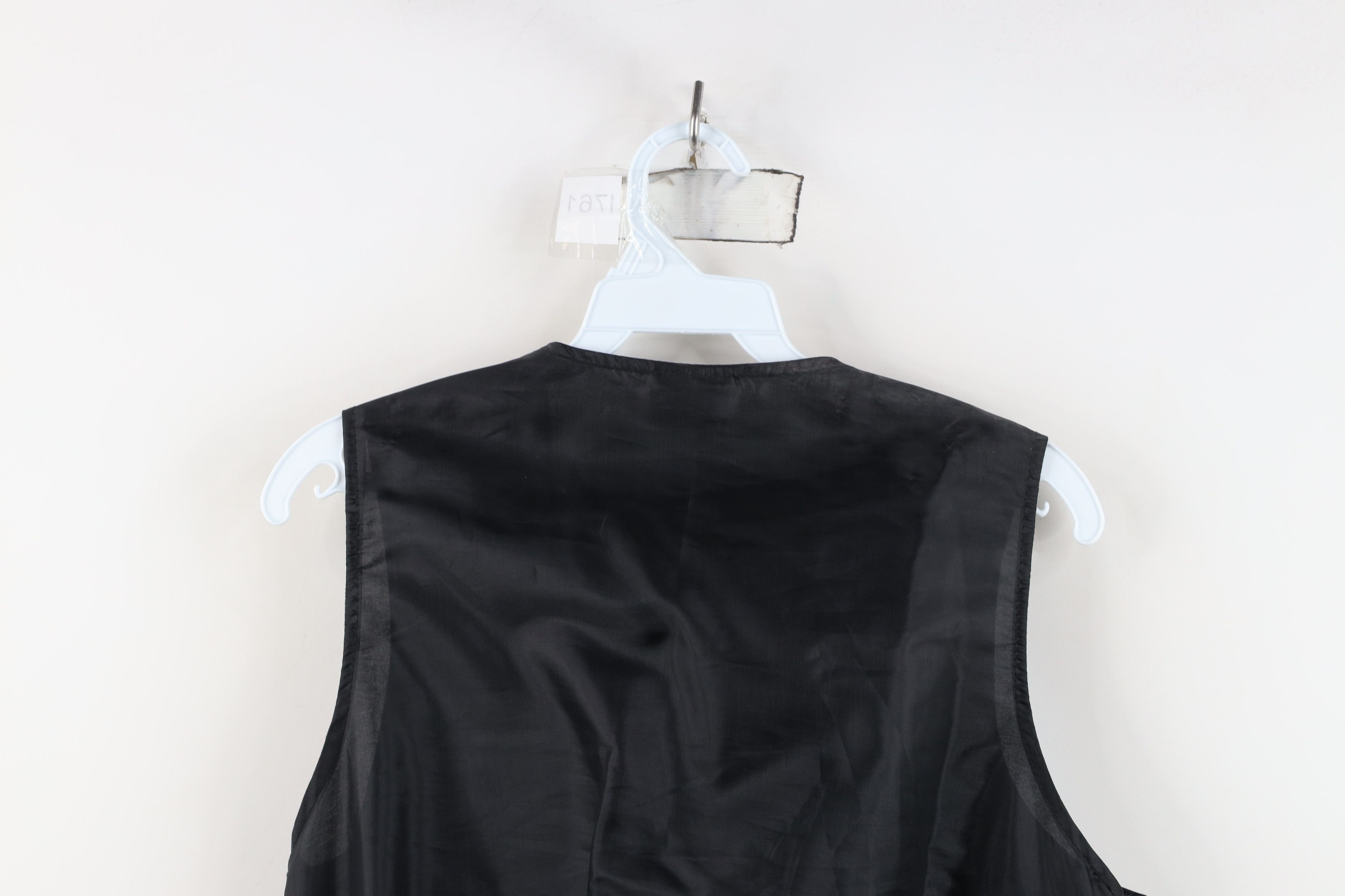 Vintage Vintage 70s Streetwear Buckle Corduroy Vest Jacket Black USA Size L / US 10 / IT 46 - 15 Thumbnail