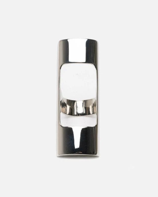 Vetements o1s1v1r1oon0925 Size: Medium/ Lighter Holder Ring in Silver Size ONE SIZE - 1 Thumbnail