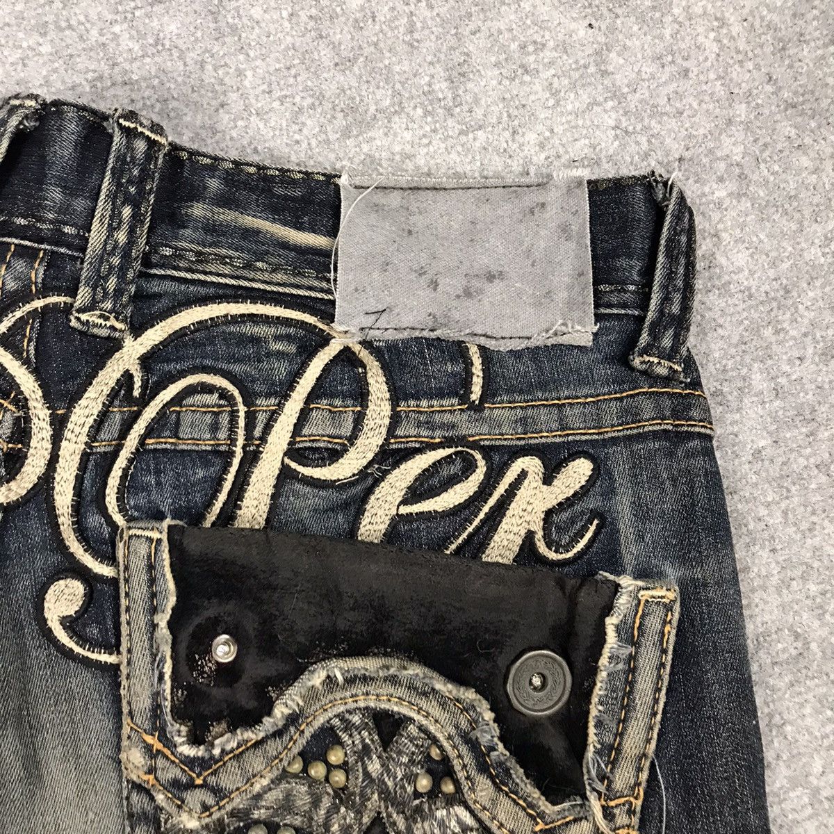 Japanese Brand RED PEPPER JAPAN DESIGN DENIM DISTRESSED DENIM PANTS Size US 30 / EU 46 - 15 Thumbnail