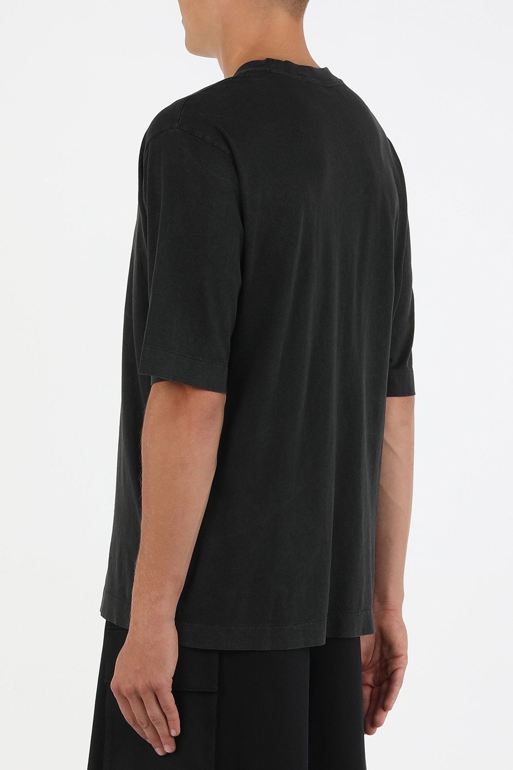 Off-White Washed Black Vintage Logo Oversized Skate T-Shirt Size US L / EU 52-54 / 3 - 4 Thumbnail