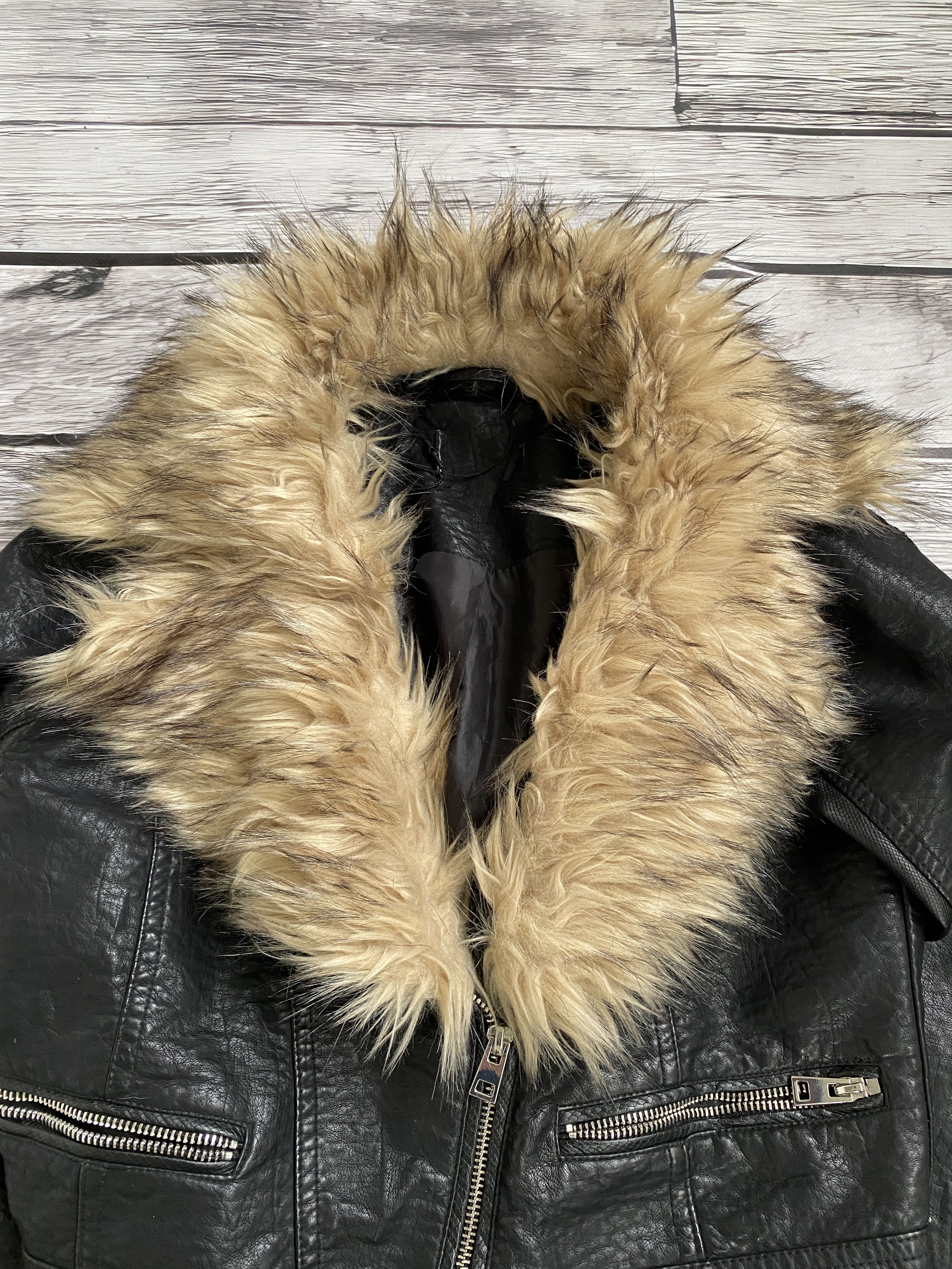 If Six Was Nine VTG CROPPED RICK OWENS STYLE LEATHER JACKET FUR Size US S / EU 44-46 / 1 - 3 Thumbnail