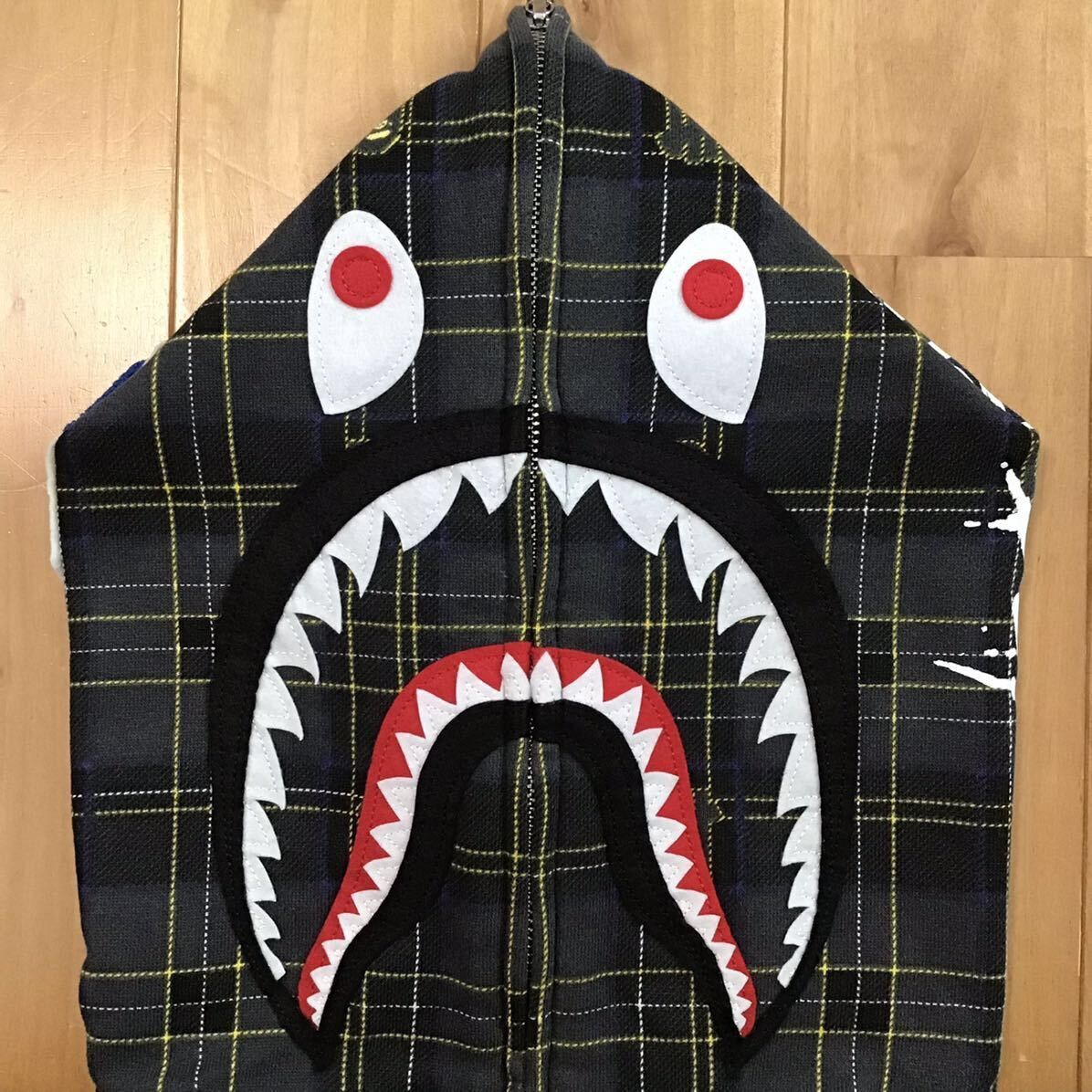 Bape × Undefeated BAPE × Undefeated Check shark full zip hoodie a bathing ape Size US L / EU 52-54 / 3 - 4 Thumbnail