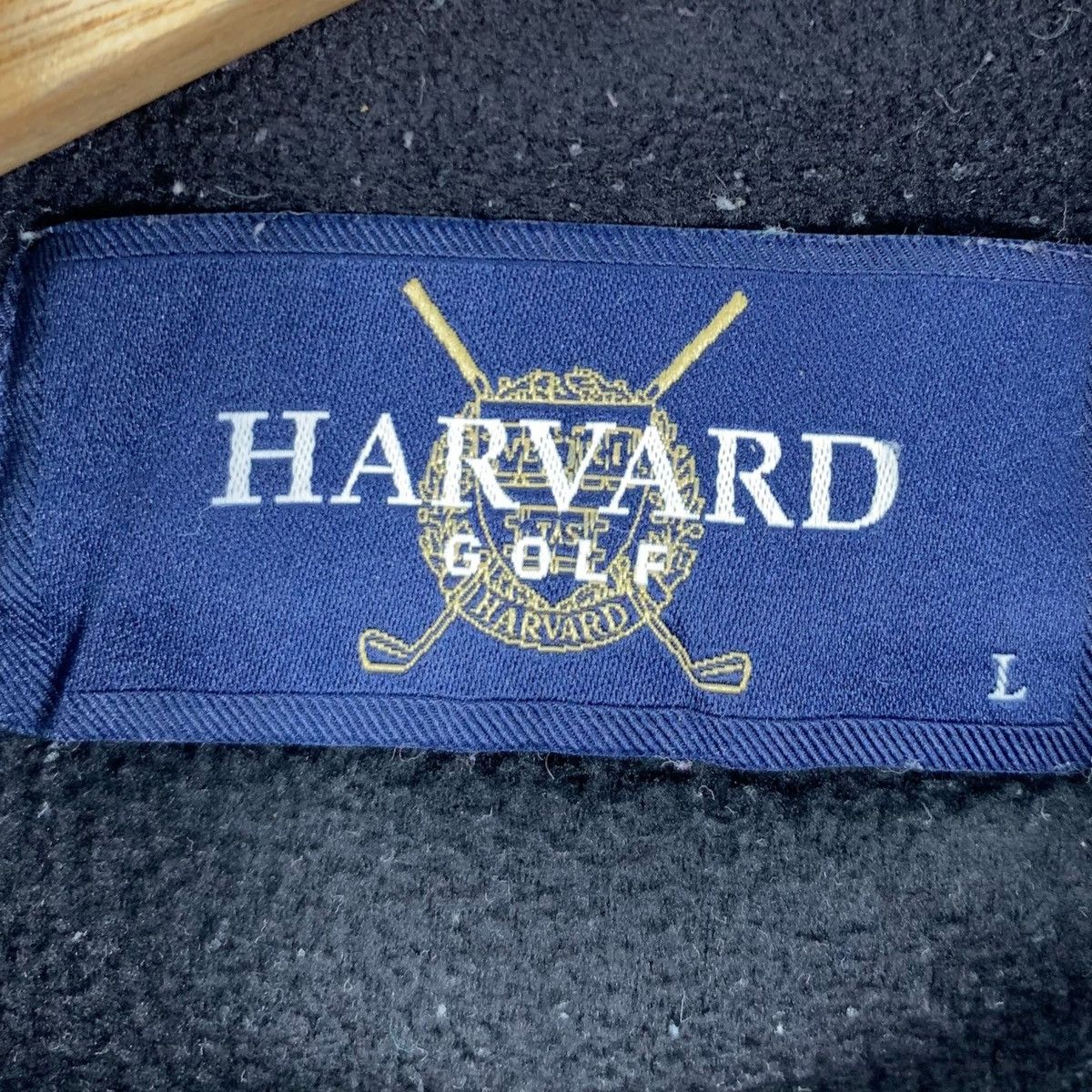 Vintage Vintage HARVARD GOLF Half Zipper Fleece Long Sleeve Size US L / EU 52-54 / 3 - 9 Thumbnail