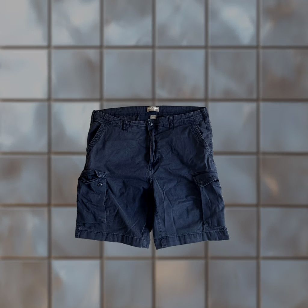 Vintage VINTAGE Falls Creek Shorts Mens 40 Blue Stretch Multi Pocket Cargo Y2K Size Size US 40 / EU 56 - 1 Thumbnail