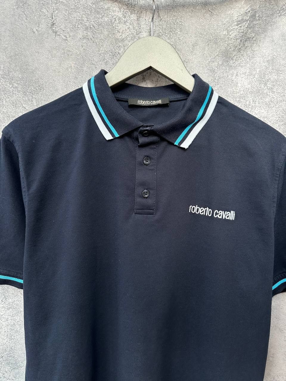 Roberto Cavalli Roberto Cavalli Polo T-Shirt Oxford Striped Collar Size US M / EU 48-50 / 2 - 5 Thumbnail
