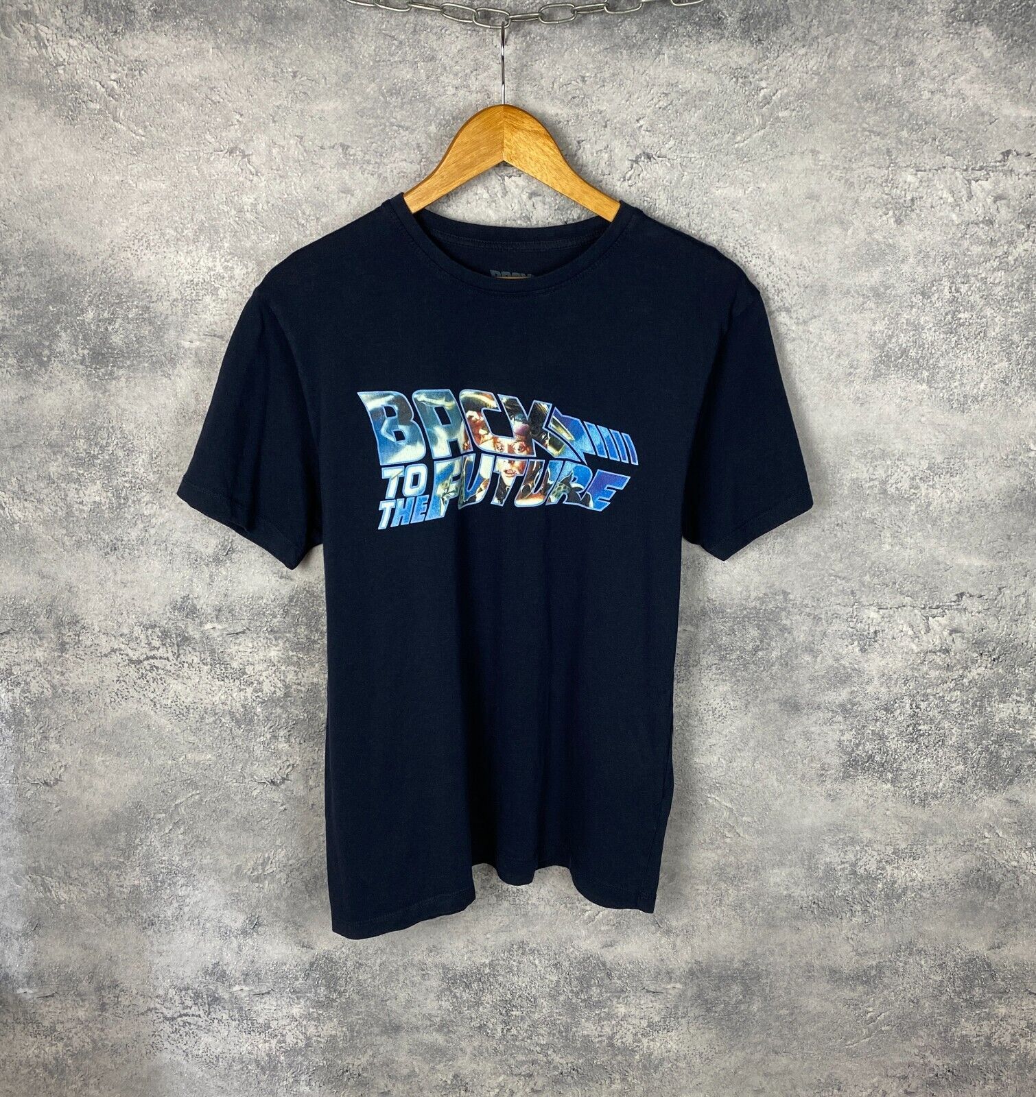 Vintage Back To The Future Tee Men's Size M Blue Short Sleeve ` Size US M / EU 48-50 / 2 - 1 Thumbnail