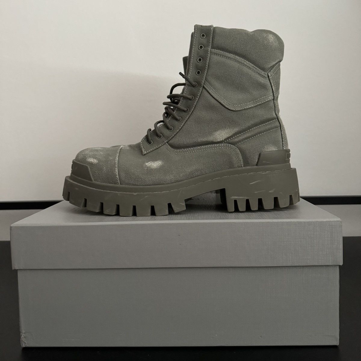 Balenciaga Combat Boots | Grailed