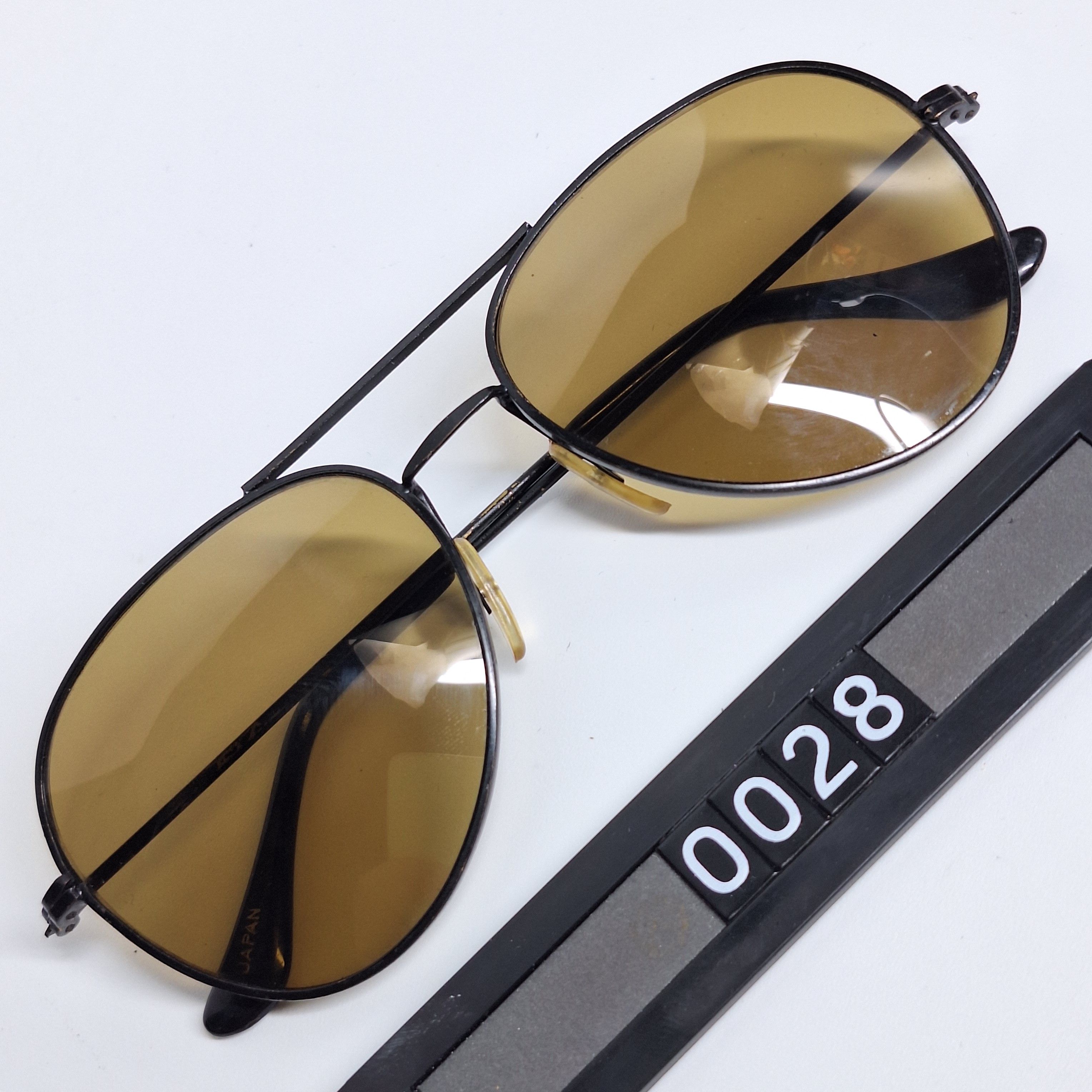 Other 90s Japan Vintage Black Aviator Double Bridge Sunglasses Size ONE SIZE - 1 Thumbnail