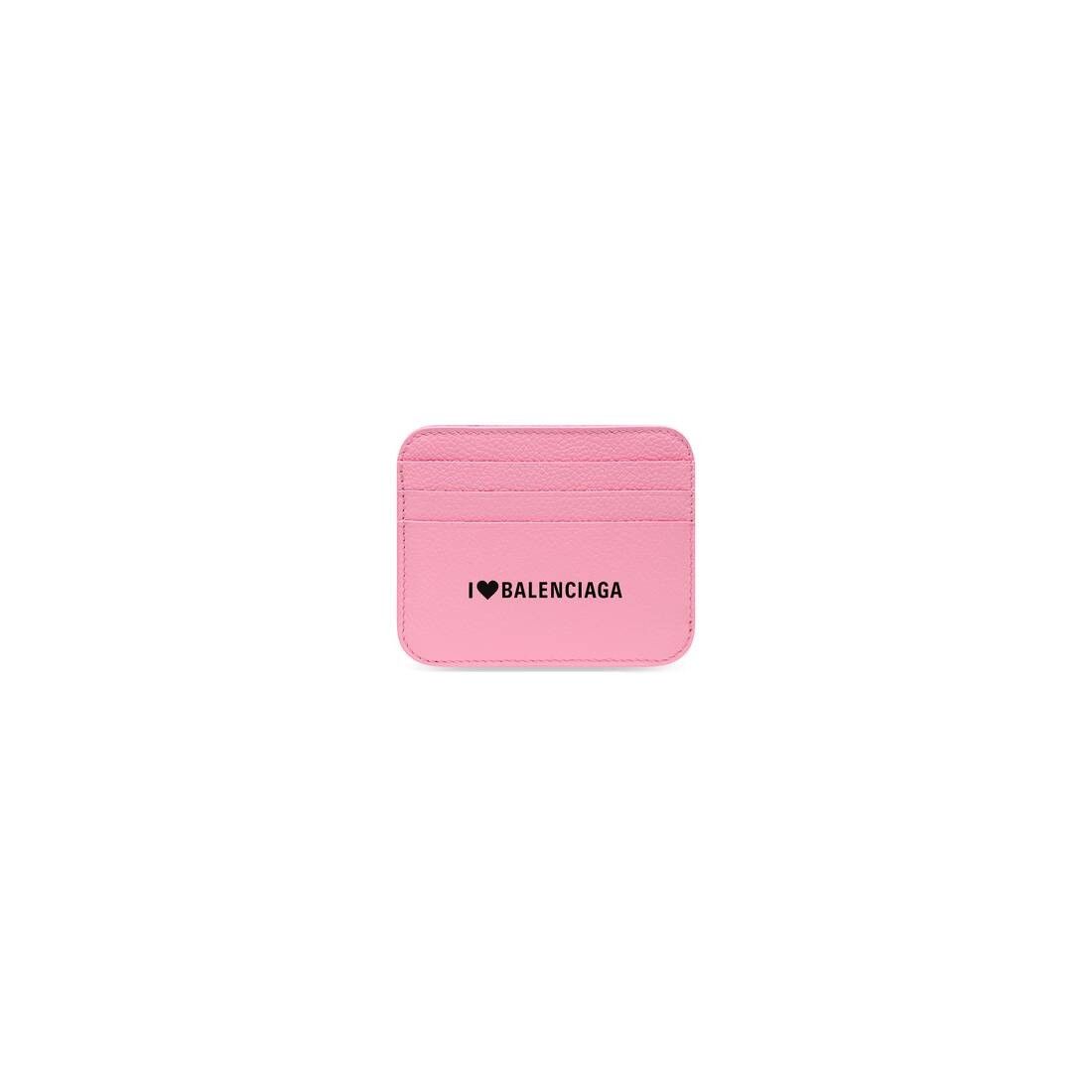 Balenciaga o1w1db10525 Size: OS / Cash Card Holder With Split in Pink Size ONE SIZE - 1 Thumbnail