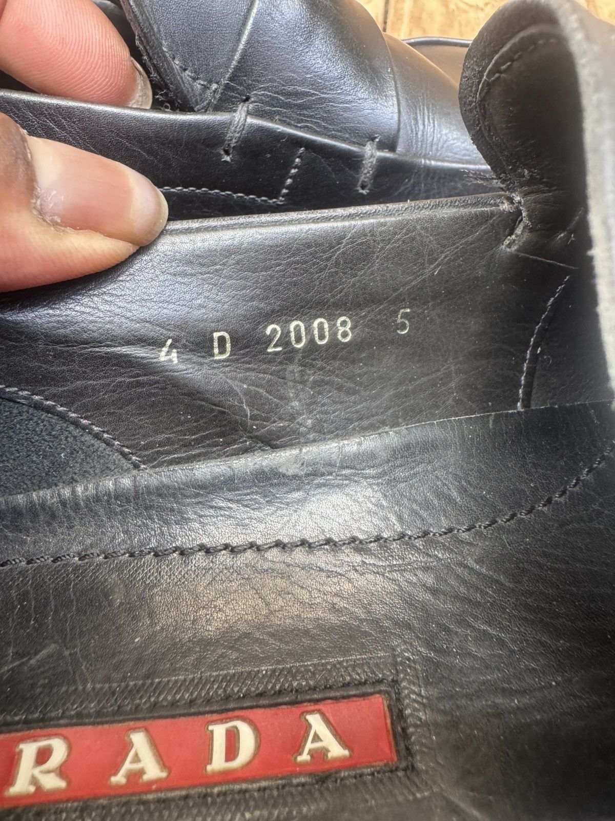 Prada Prada Men’s Penny black Leather Loafers Size Uk 5 USA 6 Size US 6 / EU 39 - 13 Thumbnail