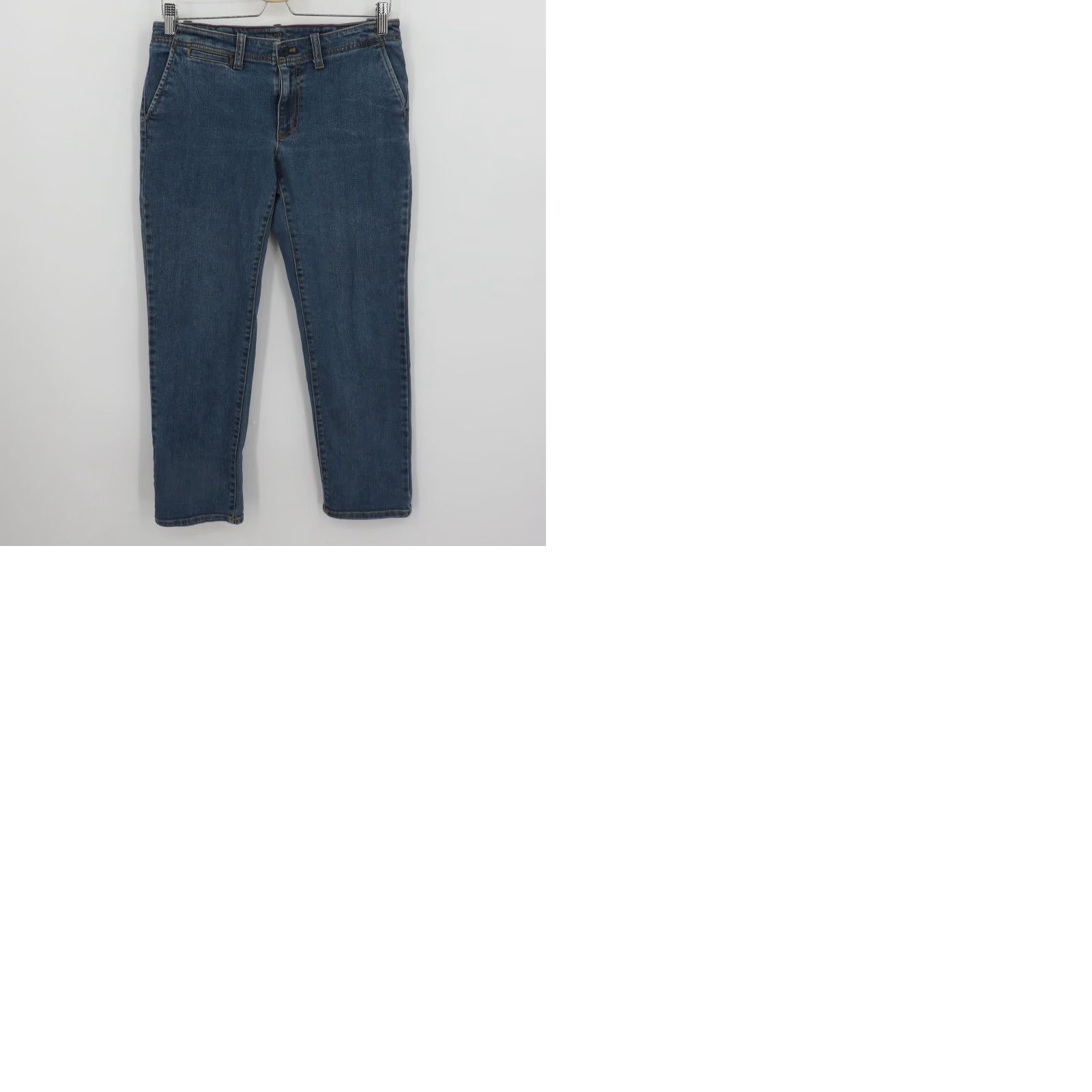 Talbots Talbots Women 6P 28 Signature Slim Ankle Blue Denim Jeans Pocket Cotton Slim Petite Jeans Women’s 6P Denim Ankle Pocket Size 28" / US 6 / IT 42 - 9 Thumbnail