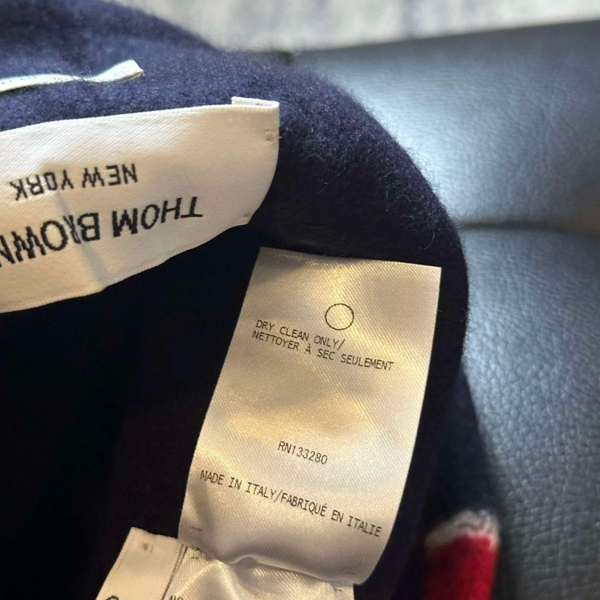 Thom Browne THOM BROWNE STRIPED WOOL HATS Size ONE SIZE - 6 Thumbnail