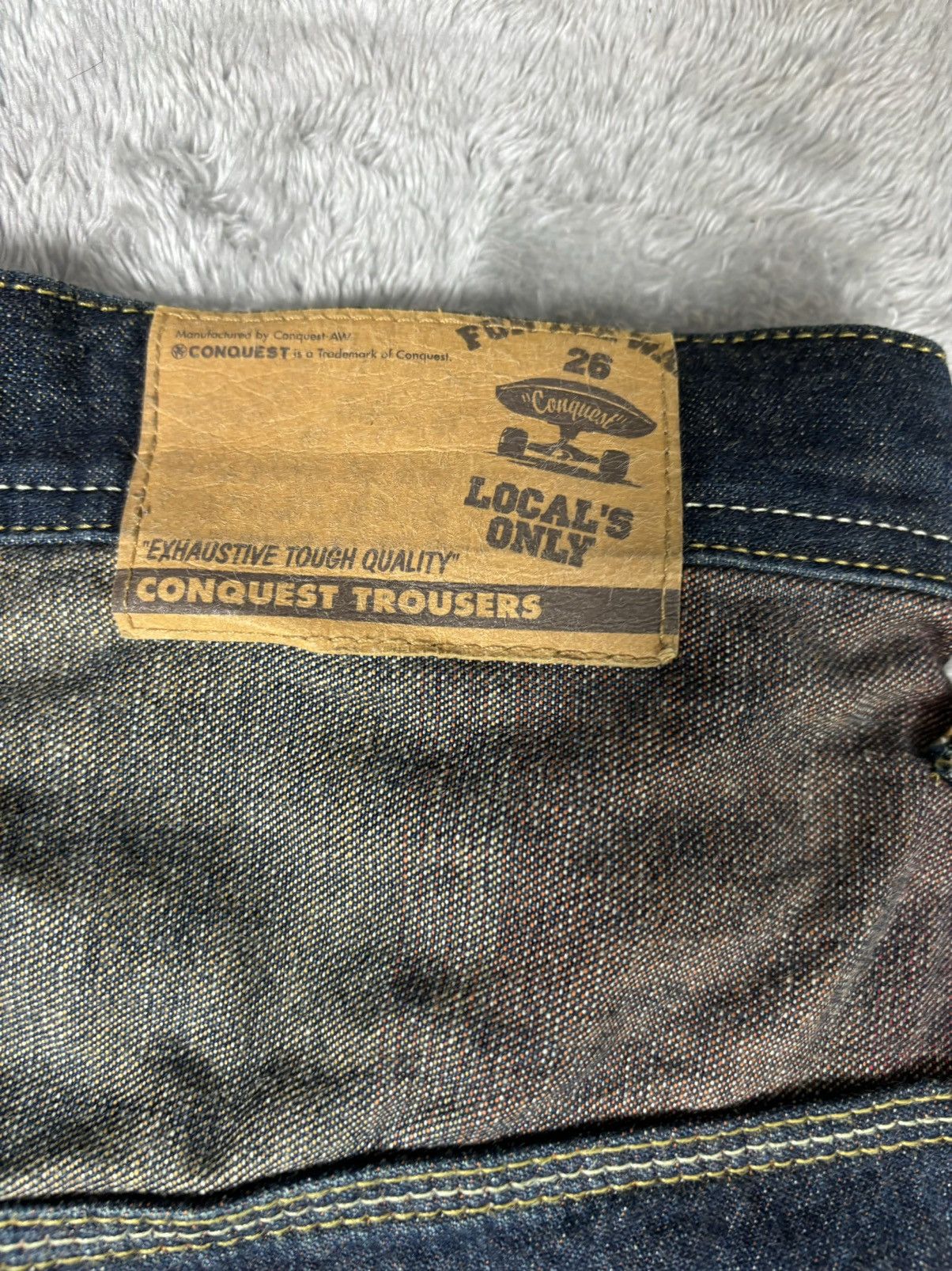 semanticdesign Conquest Baggy Denim Distressed Denim. S0379 Size US 33 - 10 Thumbnail