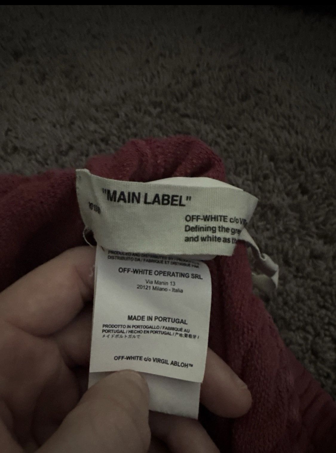 Off-White × Virgil Abloh MAIN LABEL 2013 RARE OFF-WHITE C/O VIRGIL ABLOH Size US 30 / EU 46 - 2 Thumbnail