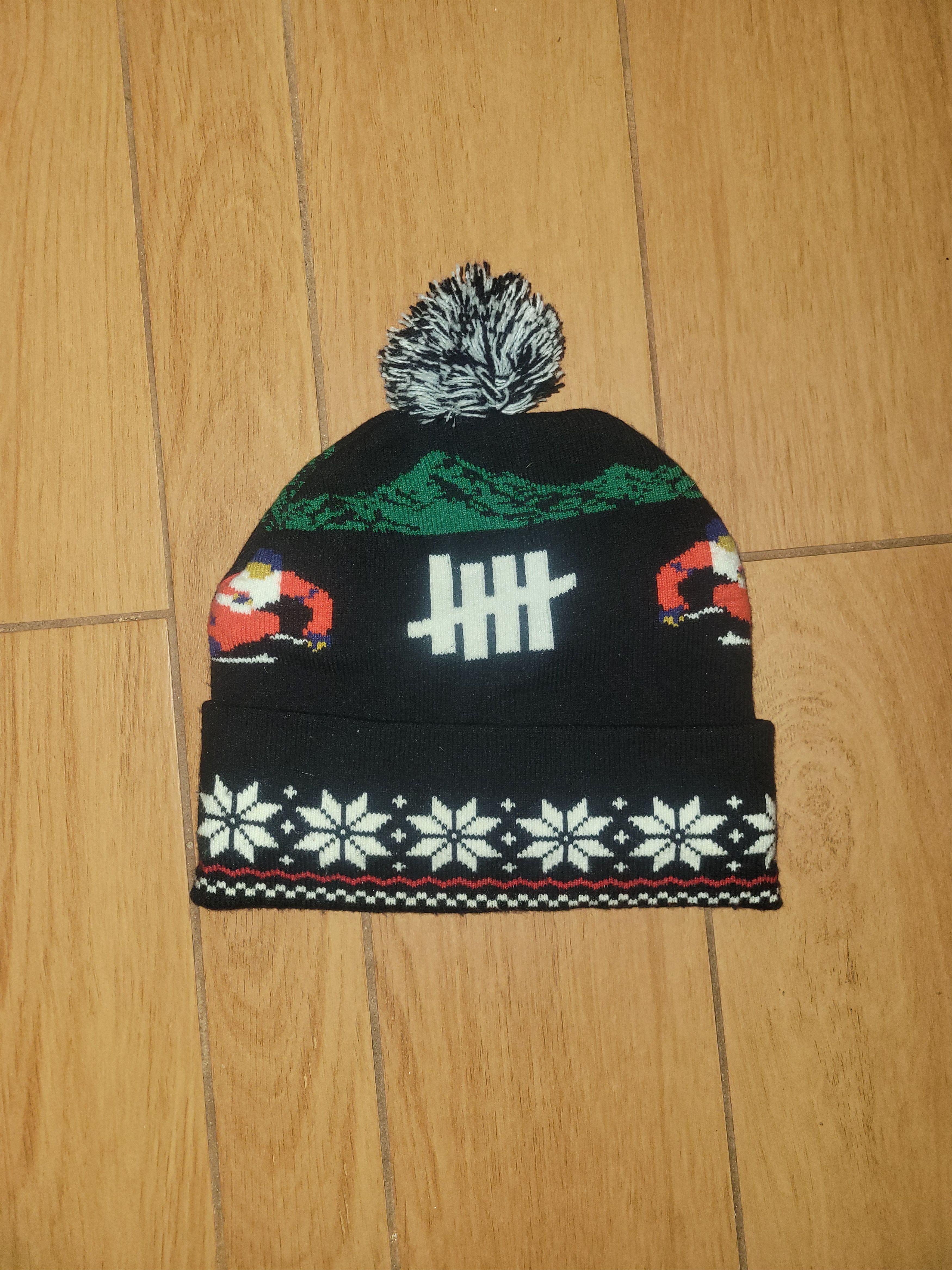 Undefeated Vintage UNDFTD Undefeated pom beanie hat Size ONE SIZE - 1 Thumbnail