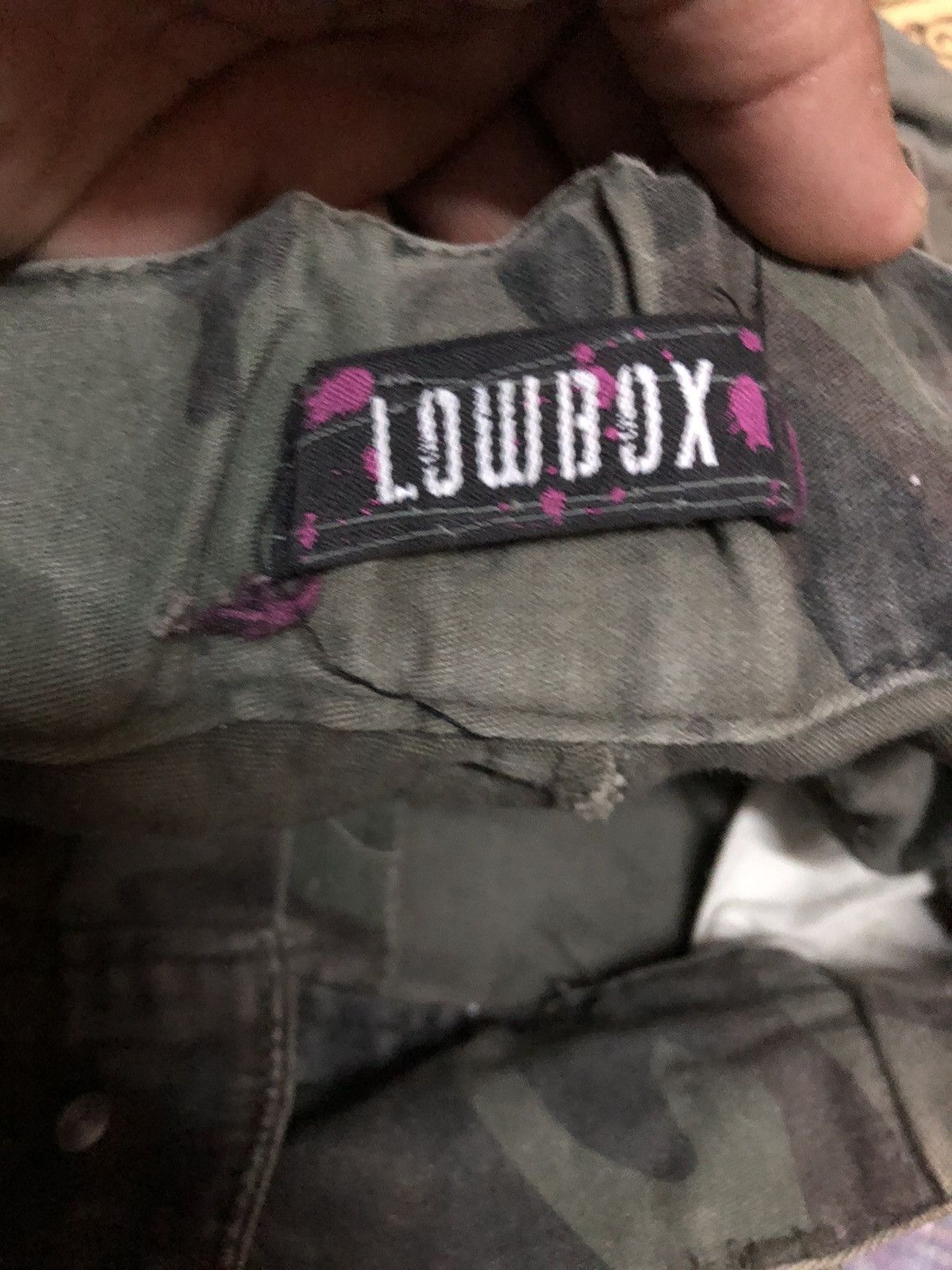 If Six Was Nine × Japanese Brand × LOWBOX Lowbox Camouflage Flare Pants Size US 29 - 3 Thumbnail