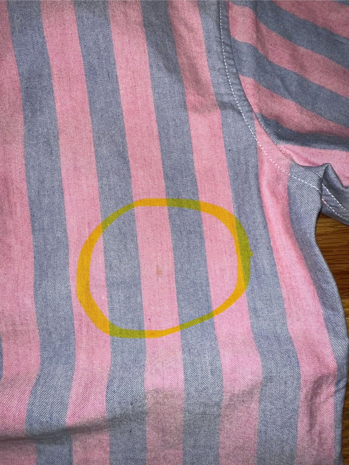 Only NY Only NY Striped Short Sleeve Button Up size Small ( Size US S / EU 44-46 / 1 - 7 Thumbnail